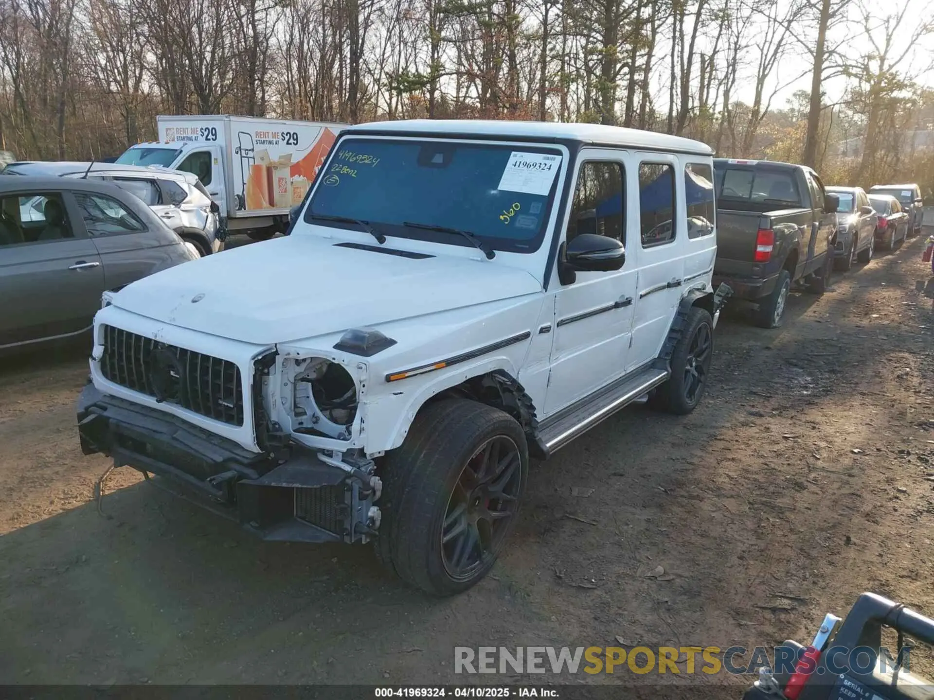 2 Photograph of a damaged car W1NYC7HJ0NX437049 MERCEDES-BENZ AMG G 63 2022