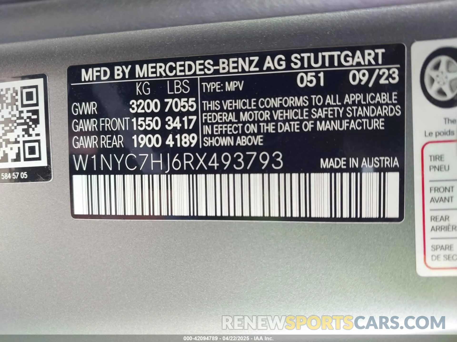 9 Photograph of a damaged car W1NYC7HJ6RX493793 MERCEDES-BENZ AMG G 63 2024