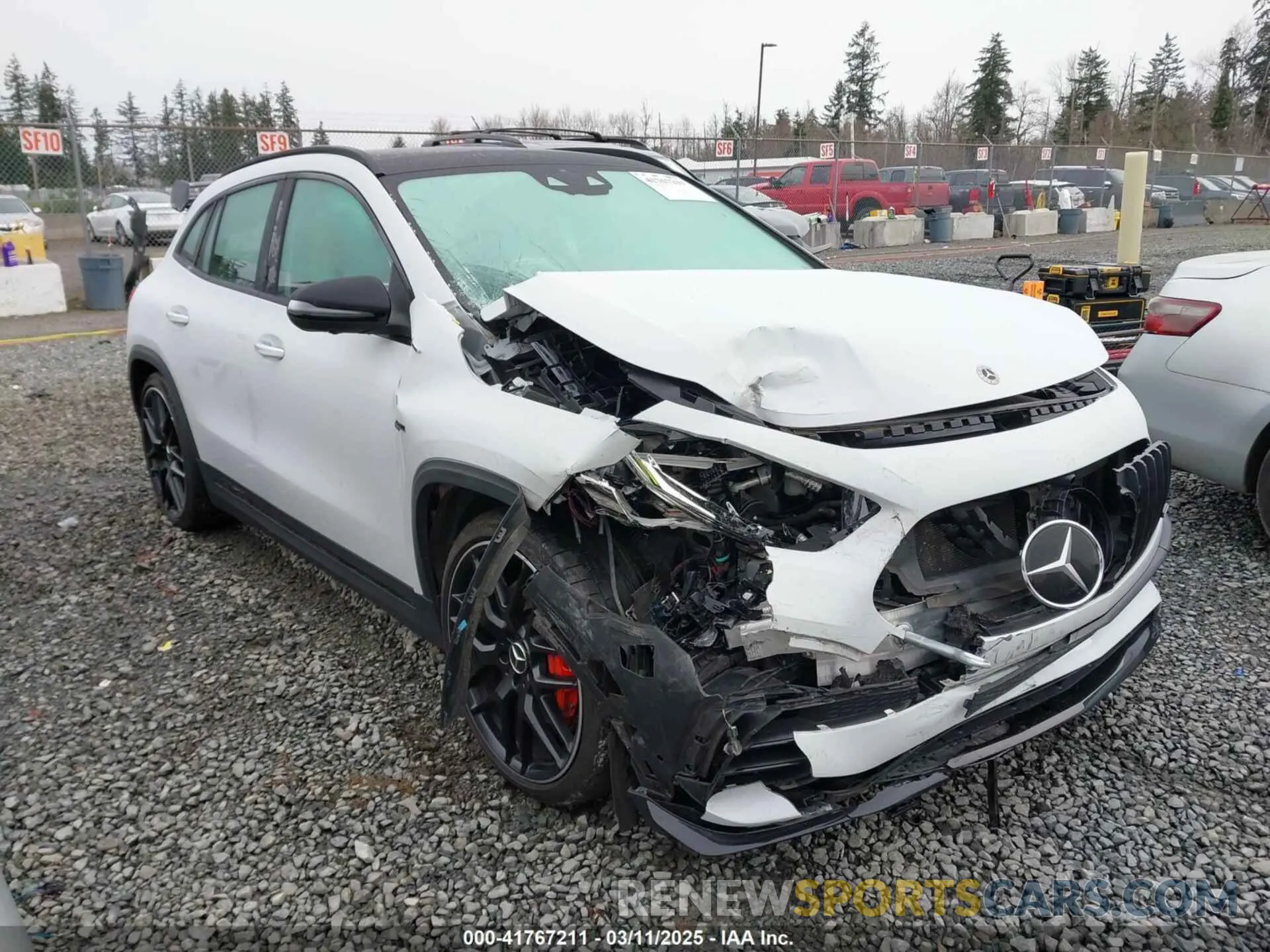 14 Photograph of a damaged car W1N4N5DB8PJ496321 MERCEDES-BENZ AMG GLA 45 2023