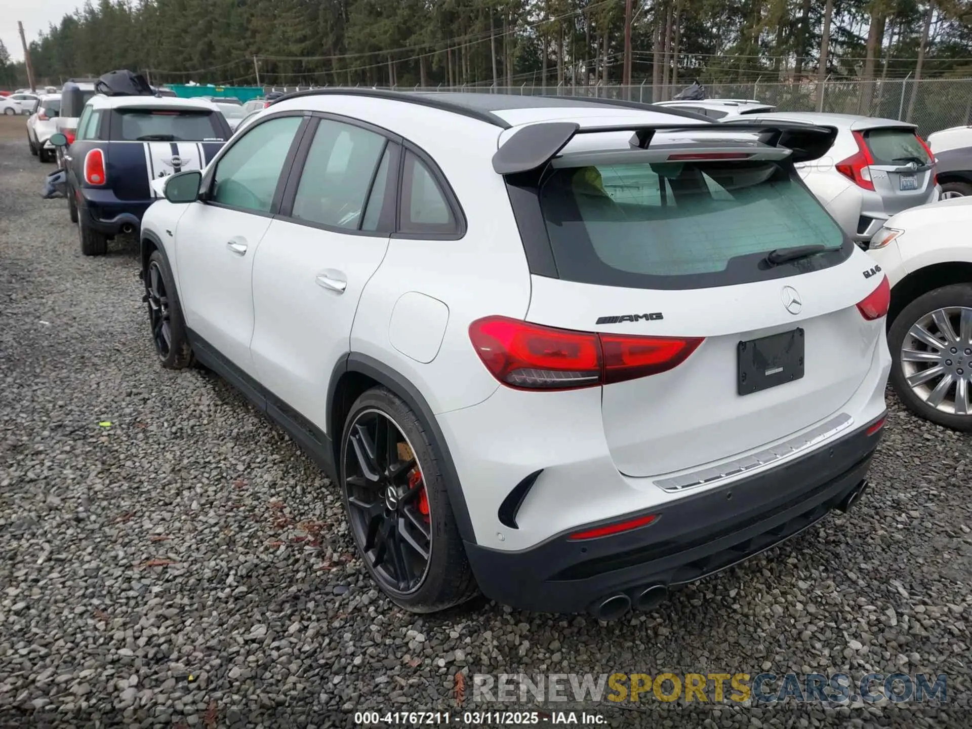 3 Photograph of a damaged car W1N4N5DB8PJ496321 MERCEDES-BENZ AMG GLA 45 2023
