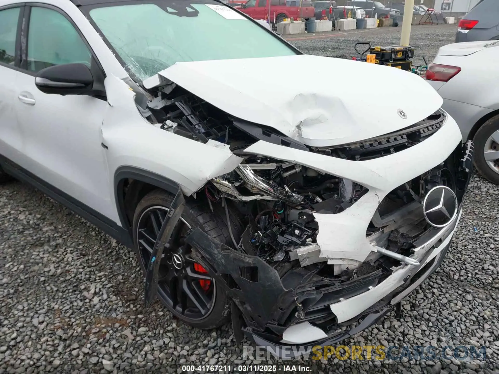 6 Photograph of a damaged car W1N4N5DB8PJ496321 MERCEDES-BENZ AMG GLA 45 2023
