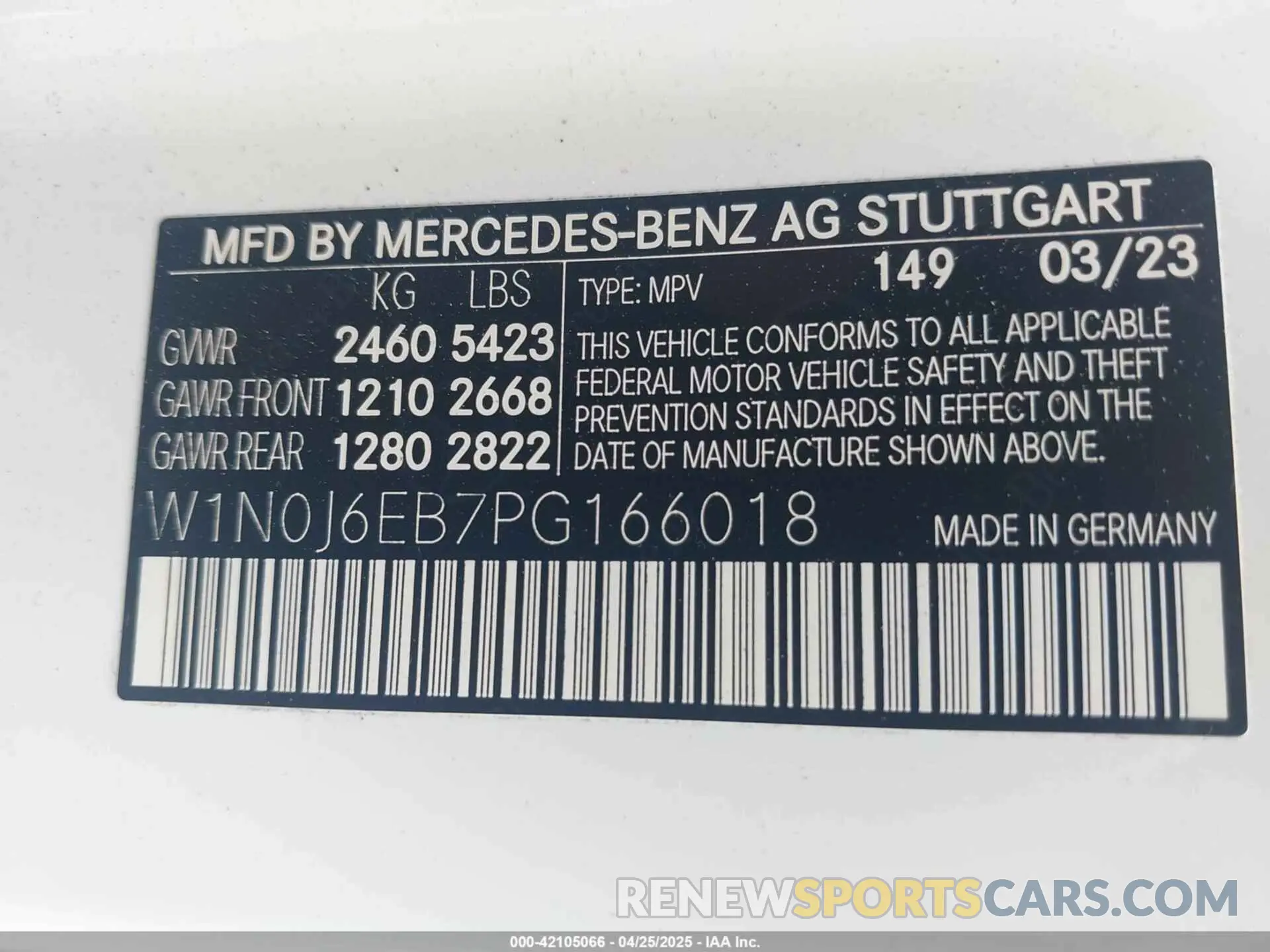 9 Photograph of a damaged car W1N0J6EB7PG166018 MERCEDES-BENZ AMG GLC 43 2023