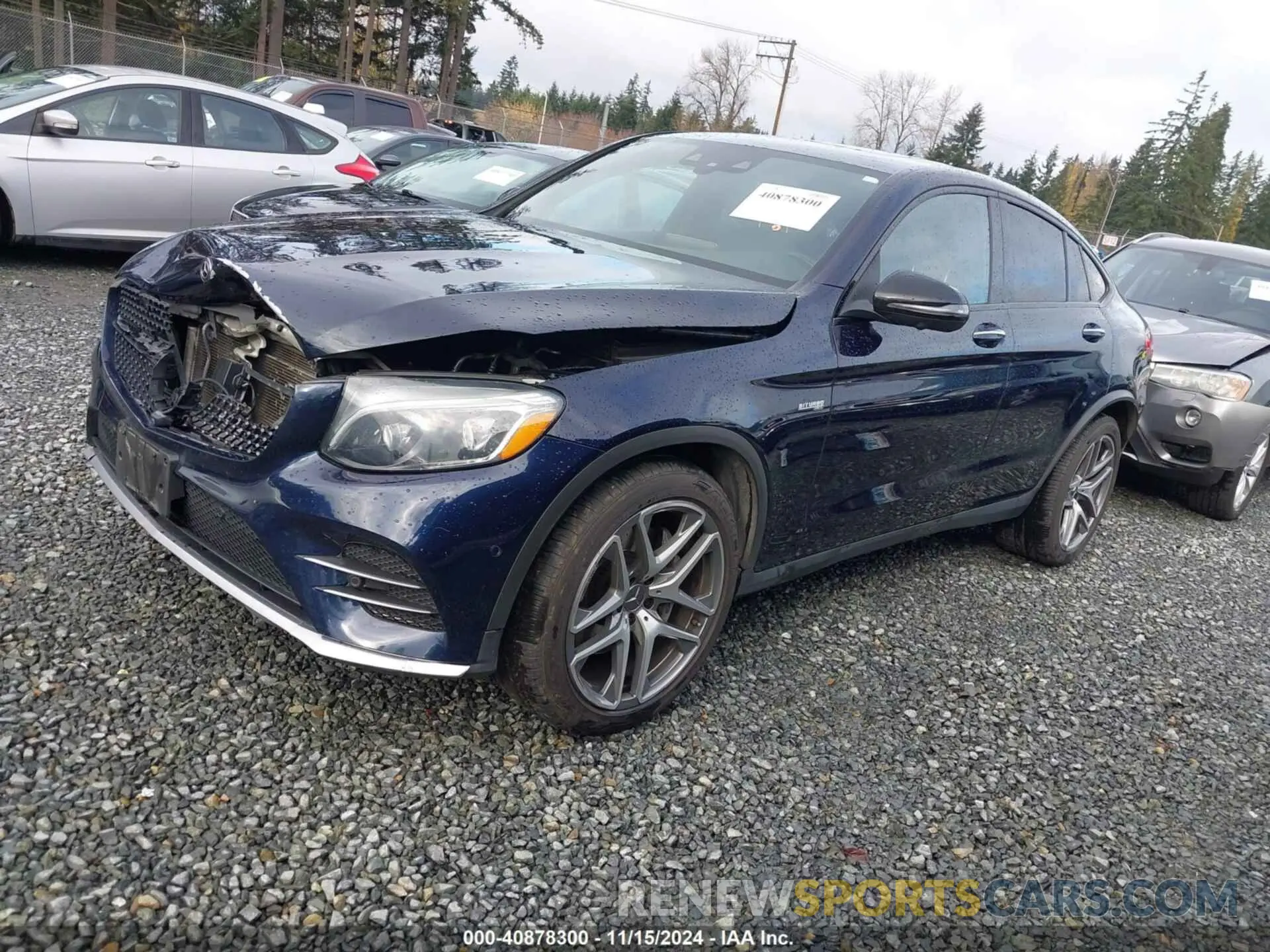 2 Photograph of a damaged car WDC0J6EB0KF658907 MERCEDES-BENZ AMG GLC 43 COUPE 2019