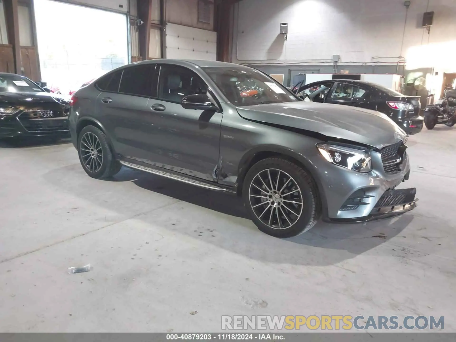 1 Photograph of a damaged car WDC0J6EB5KF491038 MERCEDES-BENZ AMG GLC 43 COUPE 2019