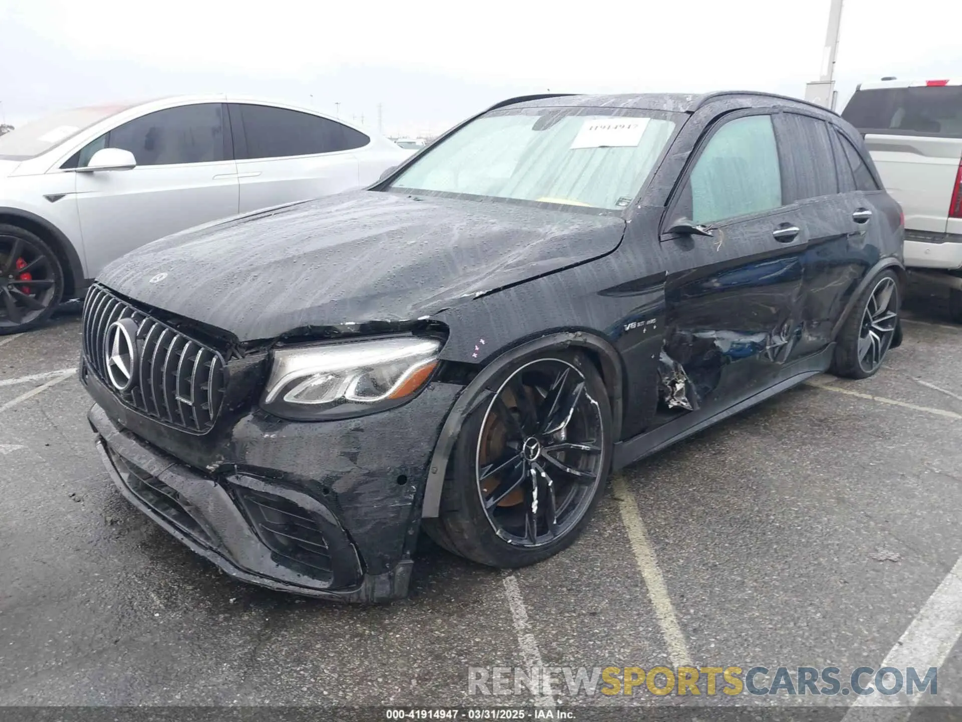 2 Photograph of a damaged car WDC0G8JB4KF487658 MERCEDES-BENZ AMG GLC 63 2019