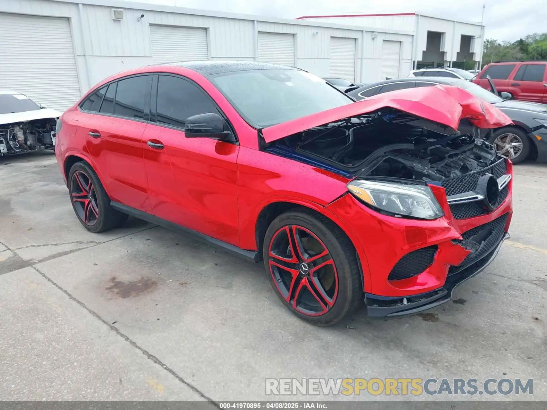 1 Photograph of a damaged car 4JGED6EB0KA134944 MERCEDES-BENZ AMG GLE 43 COUPE 2019
