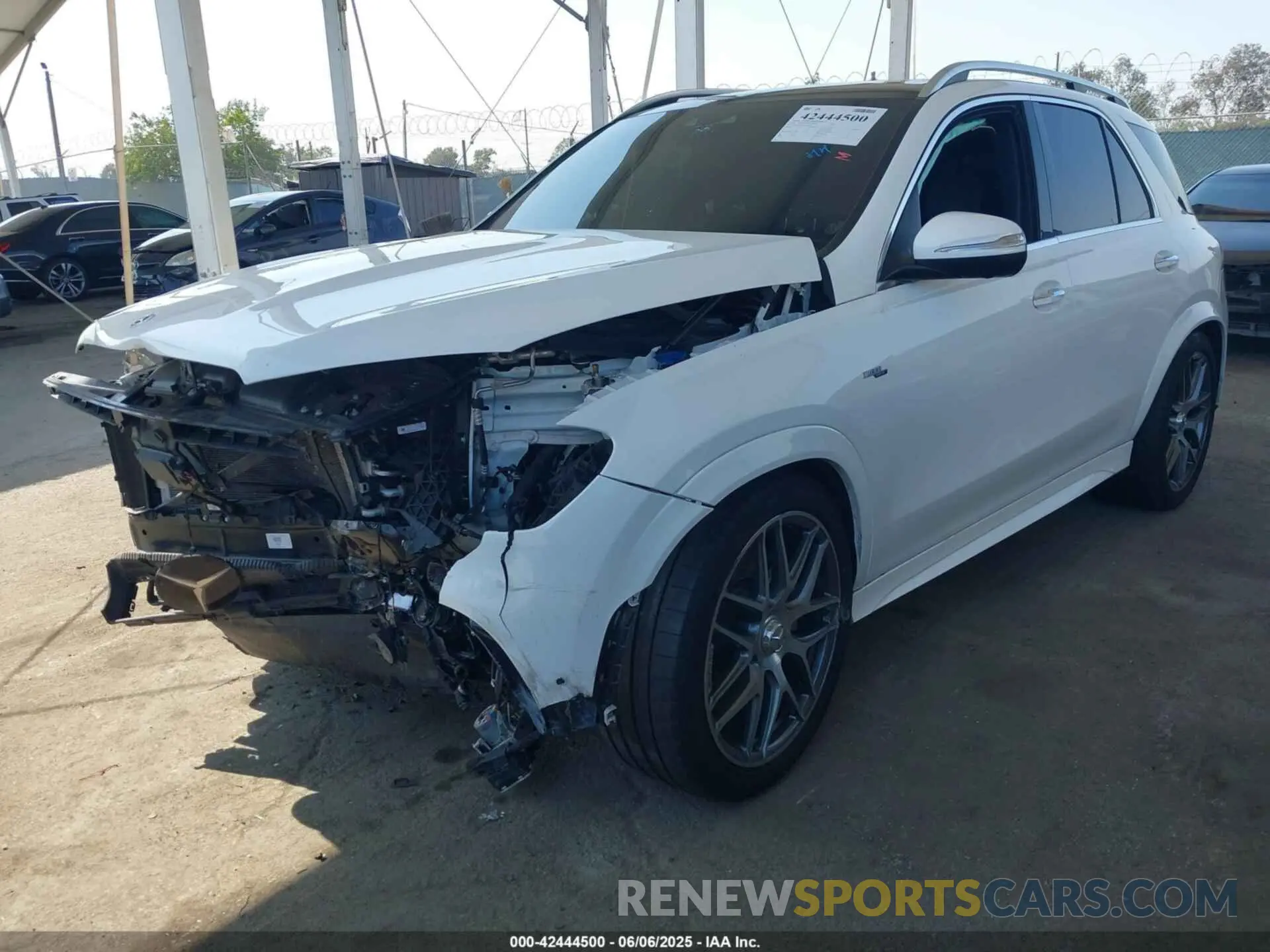 2 Photograph of a damaged car 4JGFB6BB7MA300202 MERCEDES-BENZ AMG GLE 53 2021