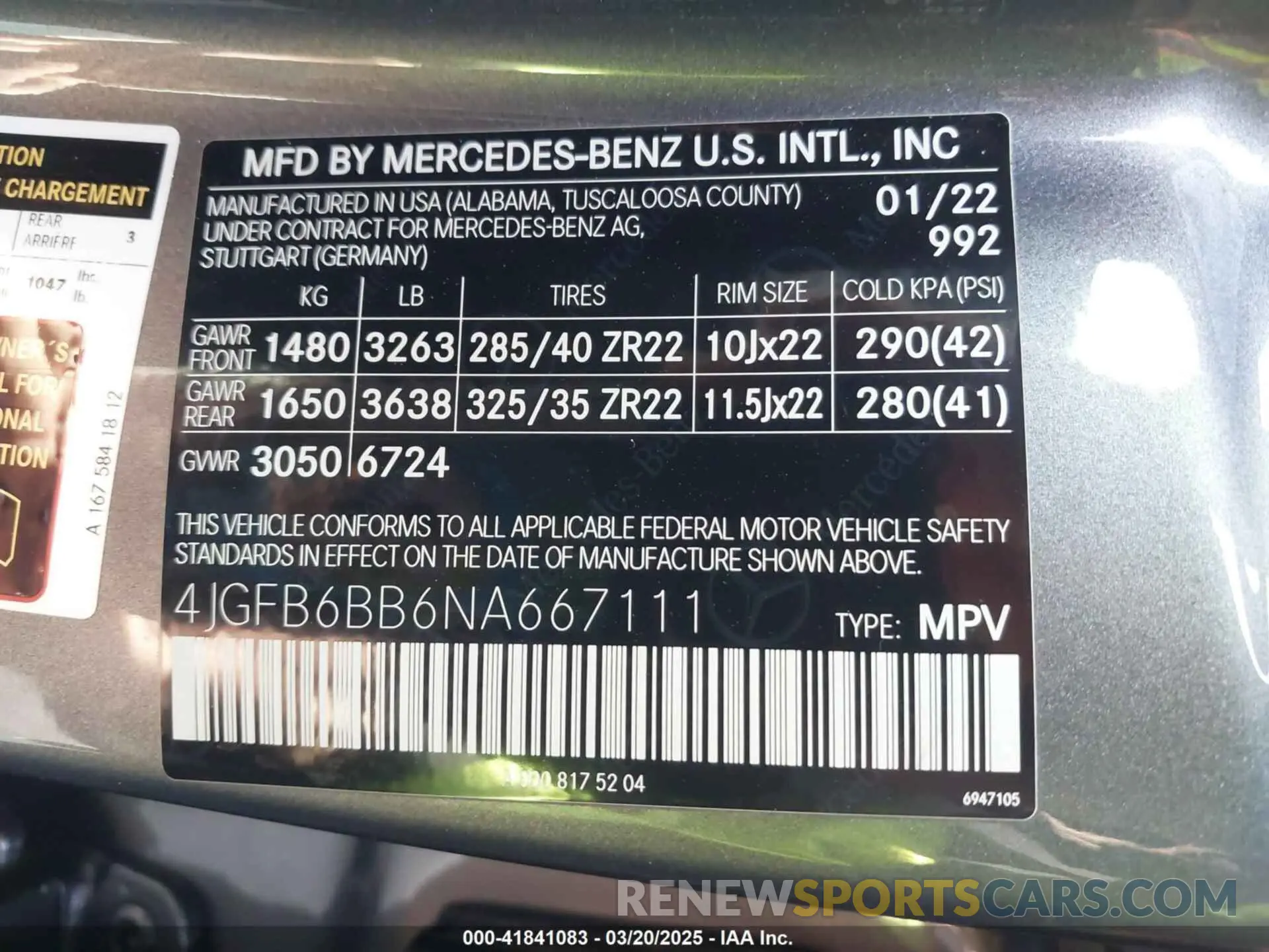9 Photograph of a damaged car 4JGFB6BB6NA667111 MERCEDES-BENZ AMG GLE 53 2022