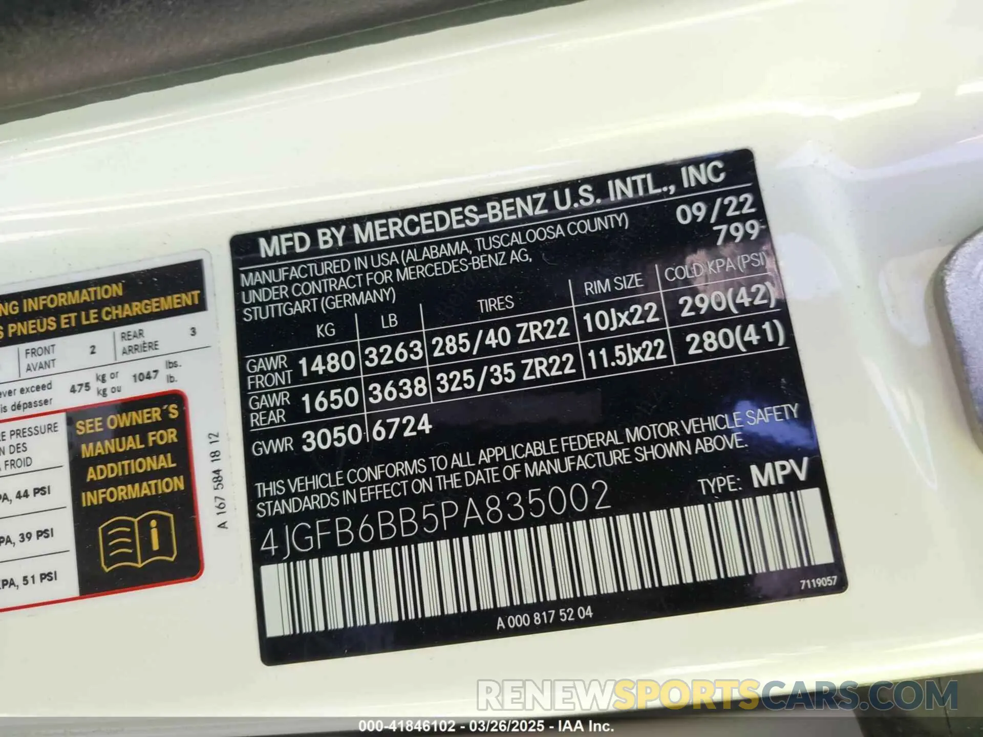 9 Photograph of a damaged car 4JGFB6BB5PA835002 MERCEDES-BENZ AMG GLE 53 2023