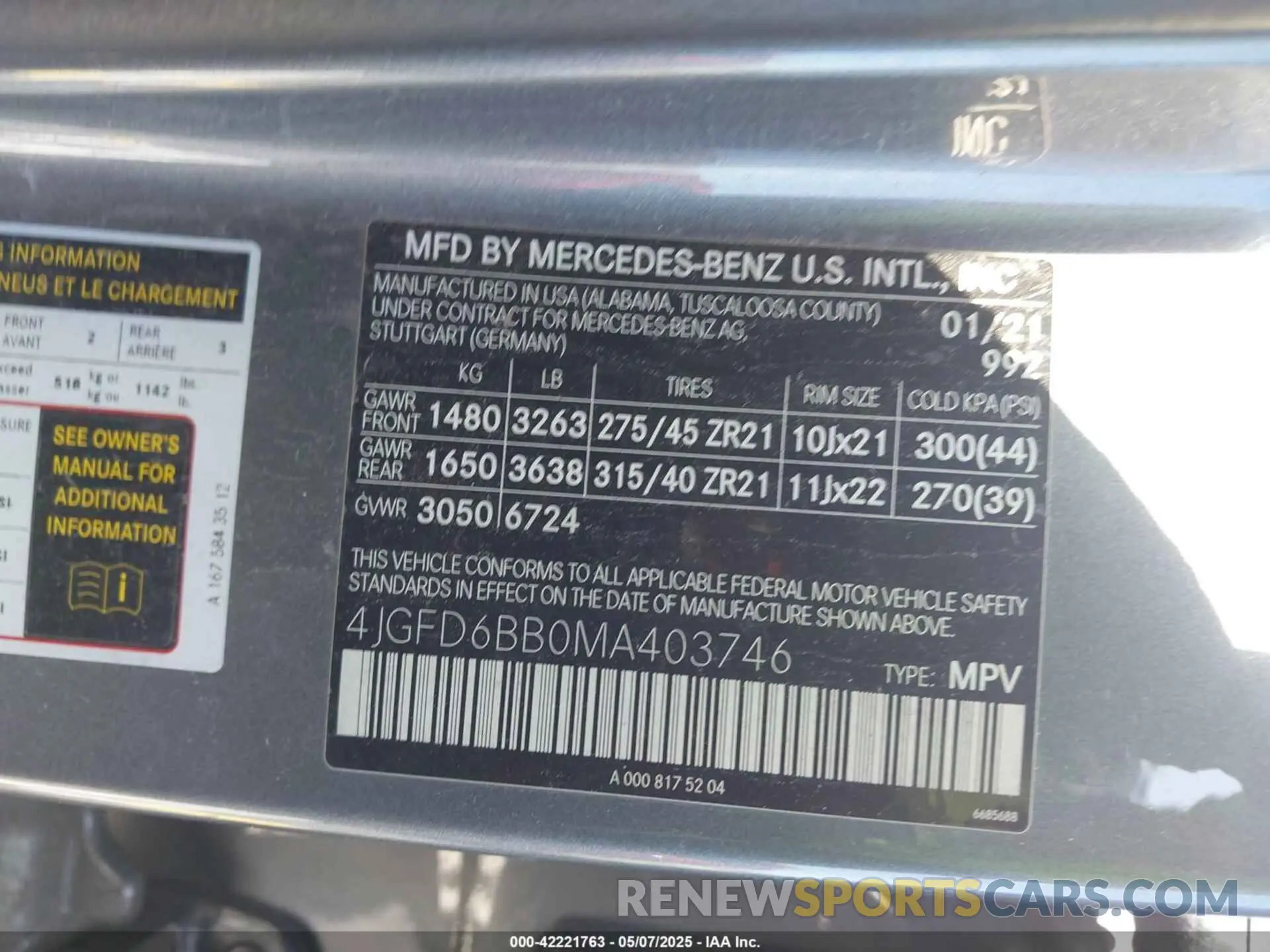 9 Photograph of a damaged car 4JGFD6BB0MA403746 MERCEDES-BENZ AMG GLE 53 COUPE 2021