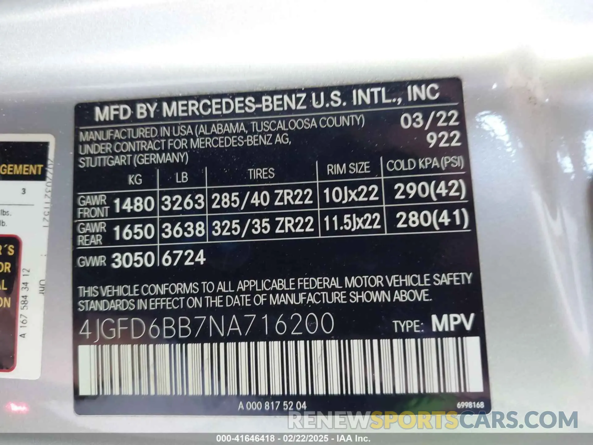 9 Photograph of a damaged car 4JGFD6BB7NA716200 MERCEDES-BENZ AMG GLE 53 COUPE 2022
