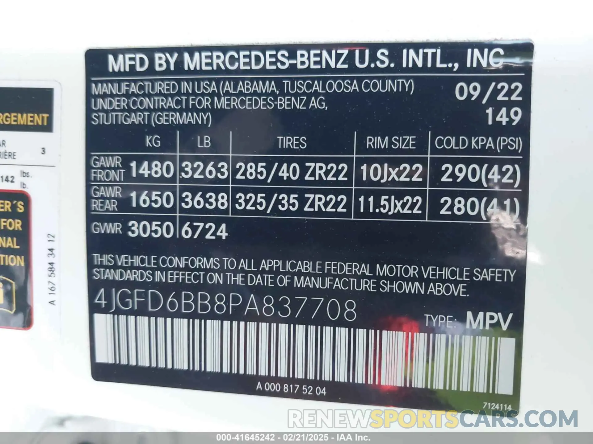 9 Photograph of a damaged car 4JGFD6BB8PA837708 MERCEDES-BENZ AMG GLE 53 COUPE 2023