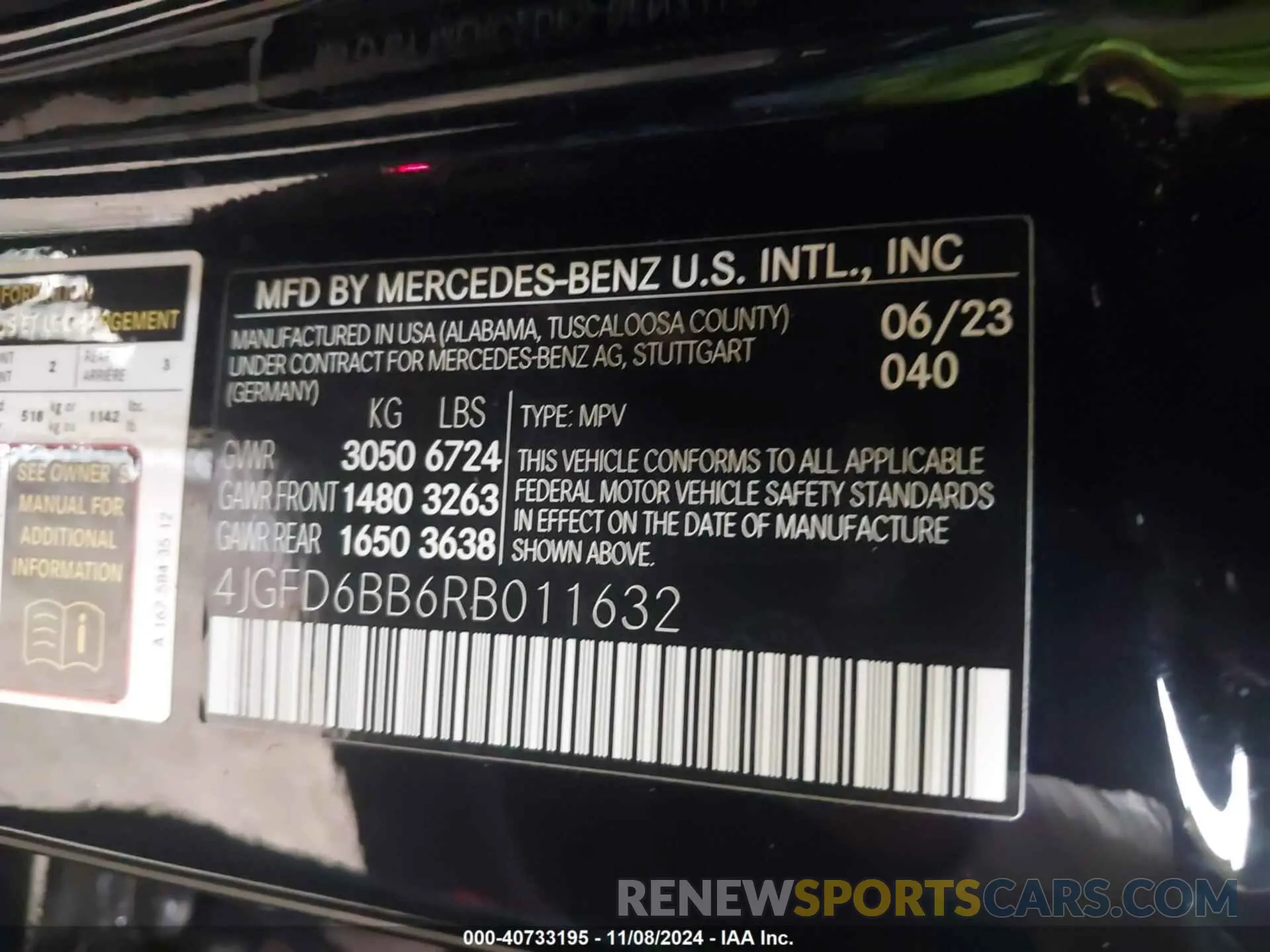 9 Photograph of a damaged car 4JGFD6BB6RB011632 MERCEDES-BENZ AMG GLE 53 COUPE 2024