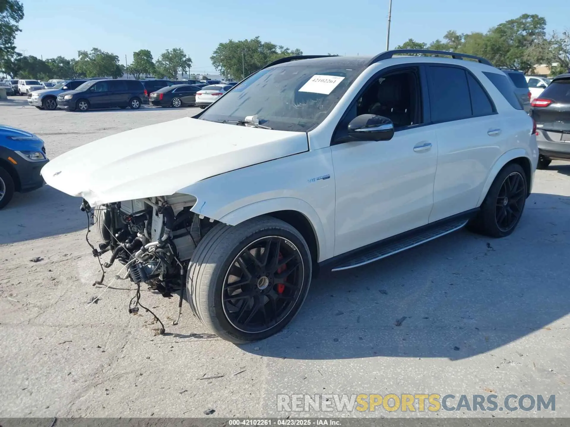2 Photograph of a damaged car 4JGFB8KB5MA559573 MERCEDES-BENZ AMG GLE 63 2021