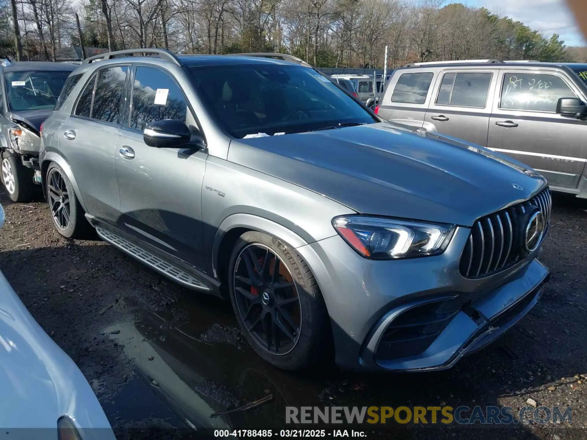 1 Photograph of a damaged car 4JGFB8KB6MA435084 MERCEDES-BENZ AMG GLE 63 2021