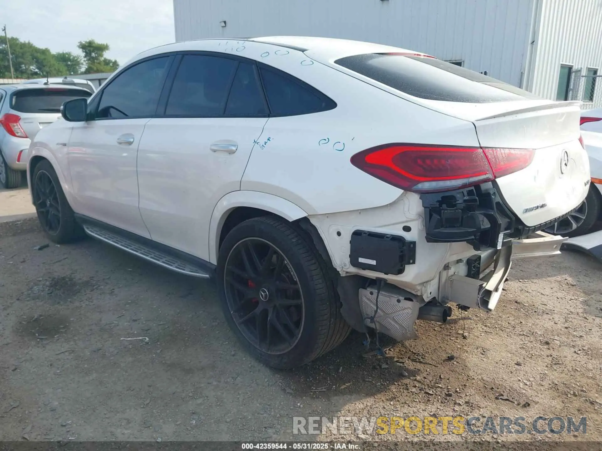 3 Photograph of a damaged car 4JGFD8KB2NA767714 MERCEDES-BENZ AMG GLE 63 COUPE 2022