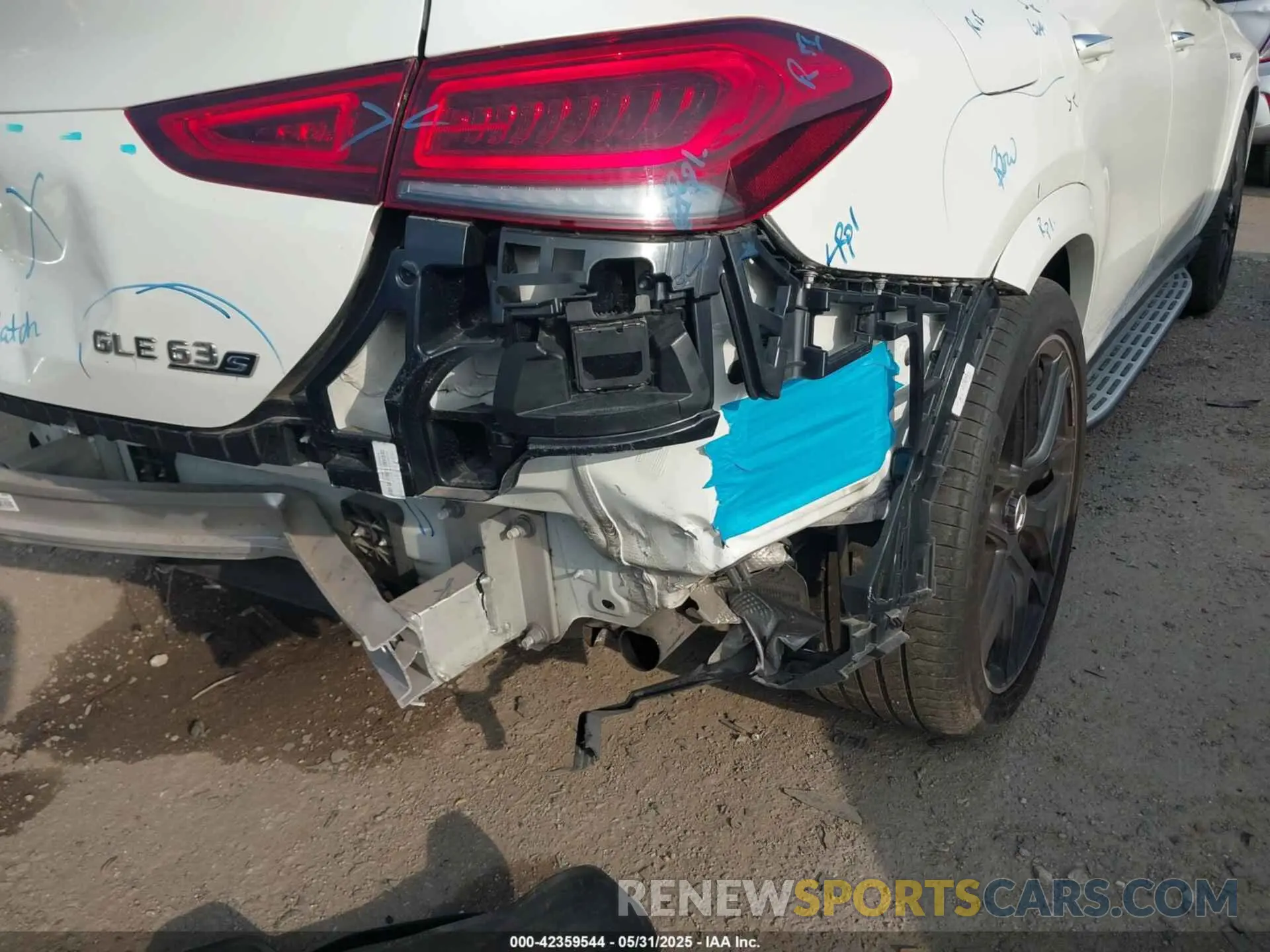 6 Photograph of a damaged car 4JGFD8KB2NA767714 MERCEDES-BENZ AMG GLE 63 COUPE 2022