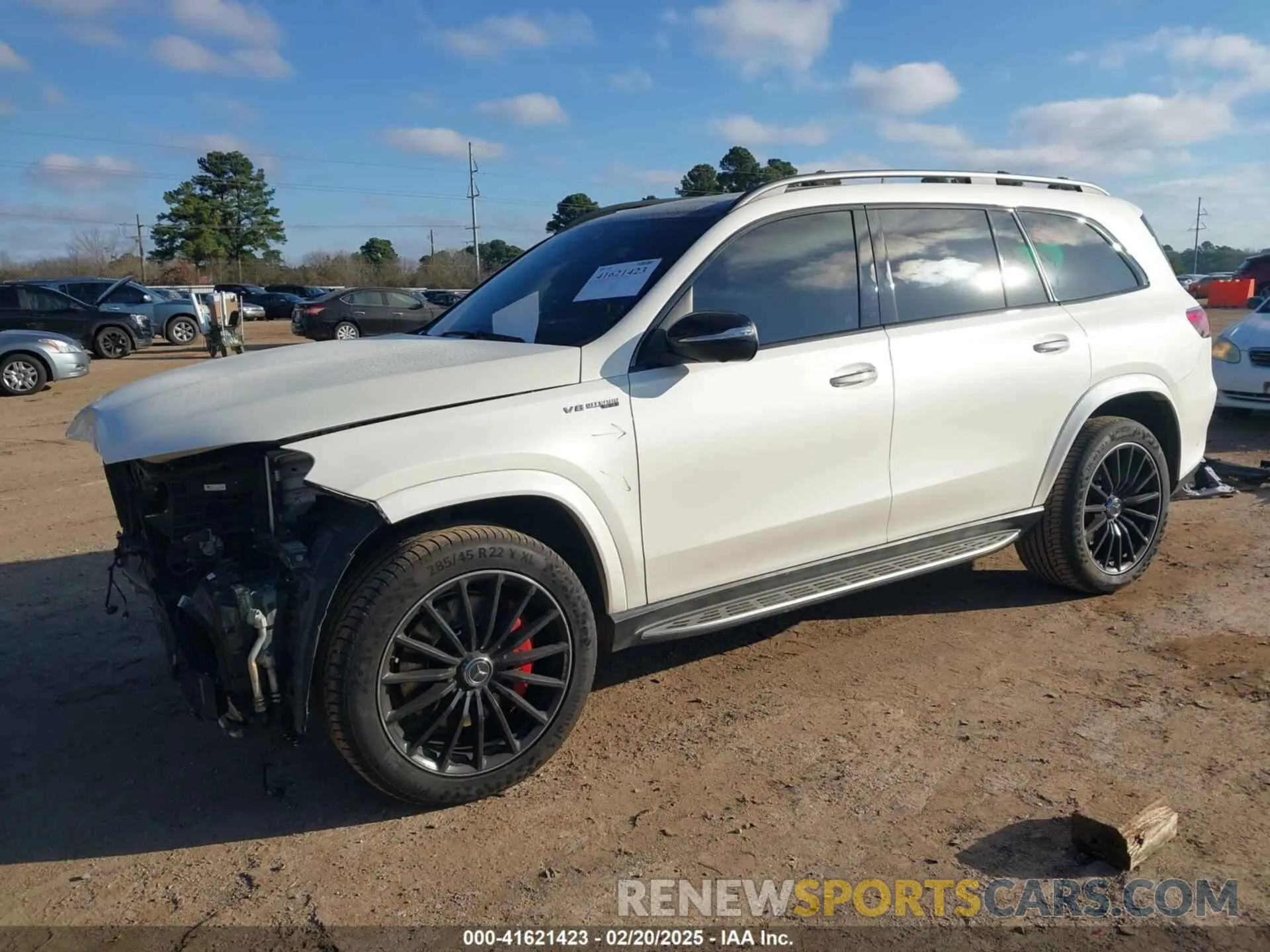 2 Photograph of a damaged car 4JGFF8KE7MA432743 MERCEDES-BENZ AMG GLS 63 2021