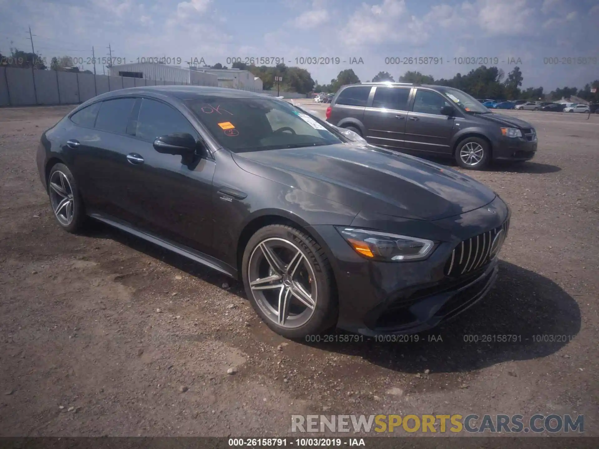 1 Photograph of a damaged car WDD7X6BB5KA005967 MERCEDES-BENZ AMG GT 2019