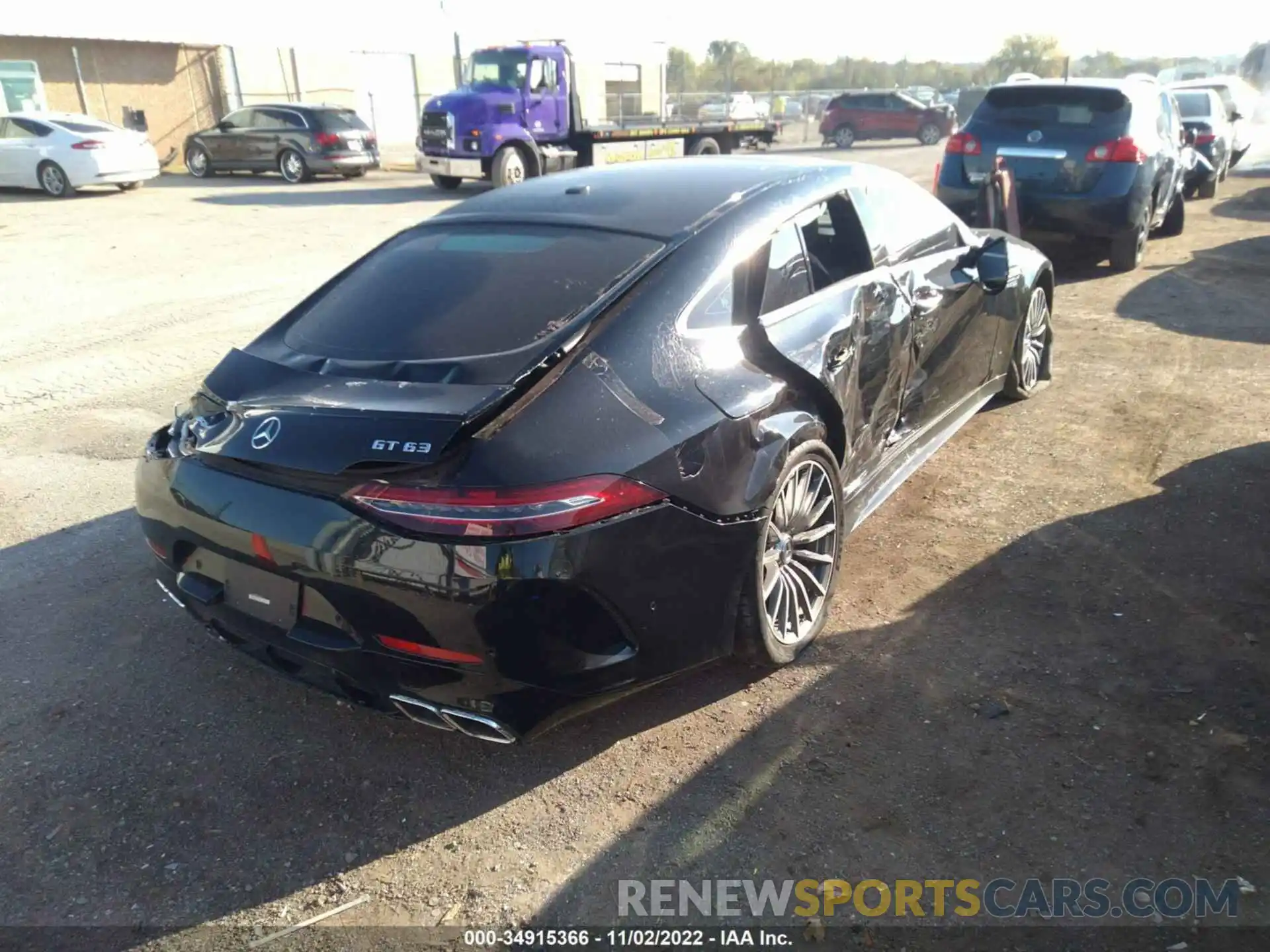 4 Photograph of a damaged car WDD7X8JB9KA001580 MERCEDES-BENZ AMG GT 2019