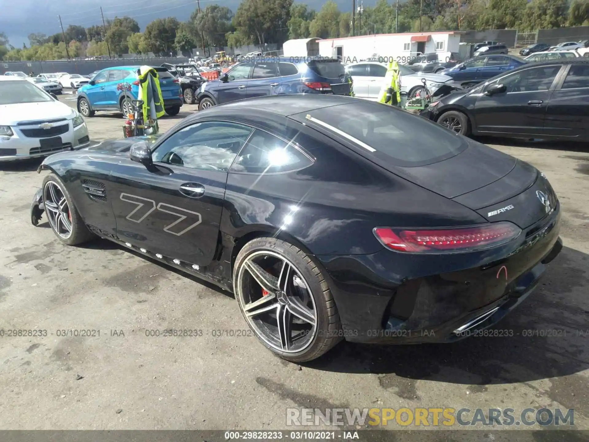 3 Photograph of a damaged car WDDYJ8AA7KA023137 MERCEDES-BENZ AMG GT 2019