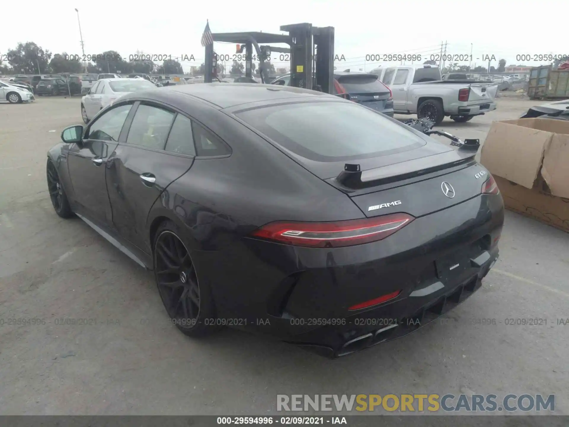 3 Photograph of a damaged car W1K7X8KB8LA030567 MERCEDES-BENZ AMG GT 2020