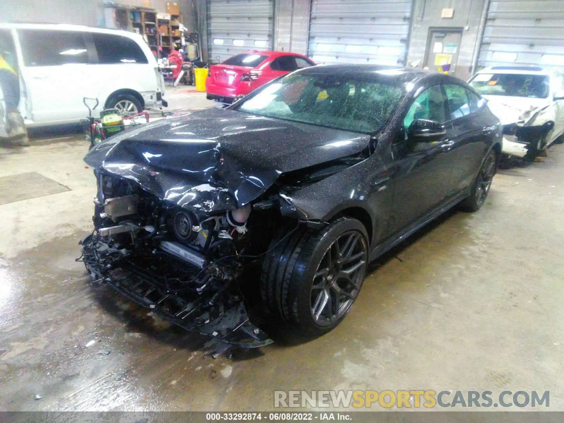 2 Photograph of a damaged car W1K7X6BBXMA036540 MERCEDES-BENZ AMG GT 2021