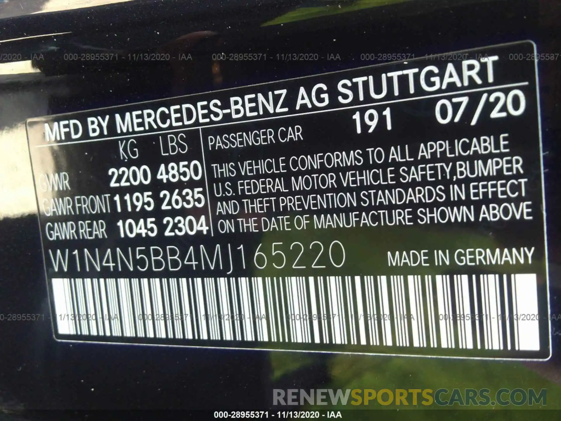 9 Photograph of a damaged car W1N4N5BB4MJ165220 MERCEDES-BENZ AMG GT 2021