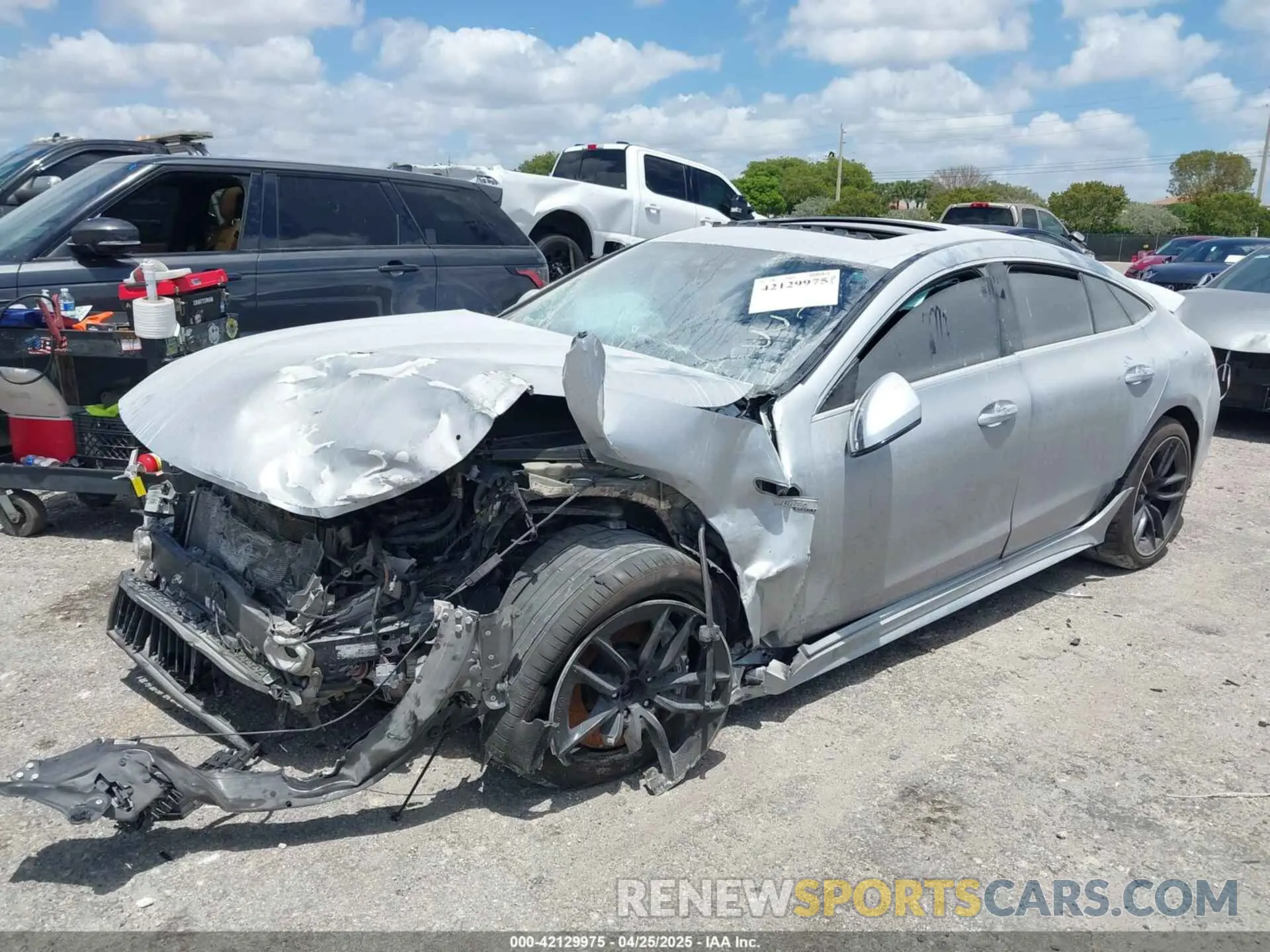2 Photograph of a damaged car W1K7X5KB0MA039134 MERCEDES-BENZ AMG GT 43 4-DOOR COUPE 2021