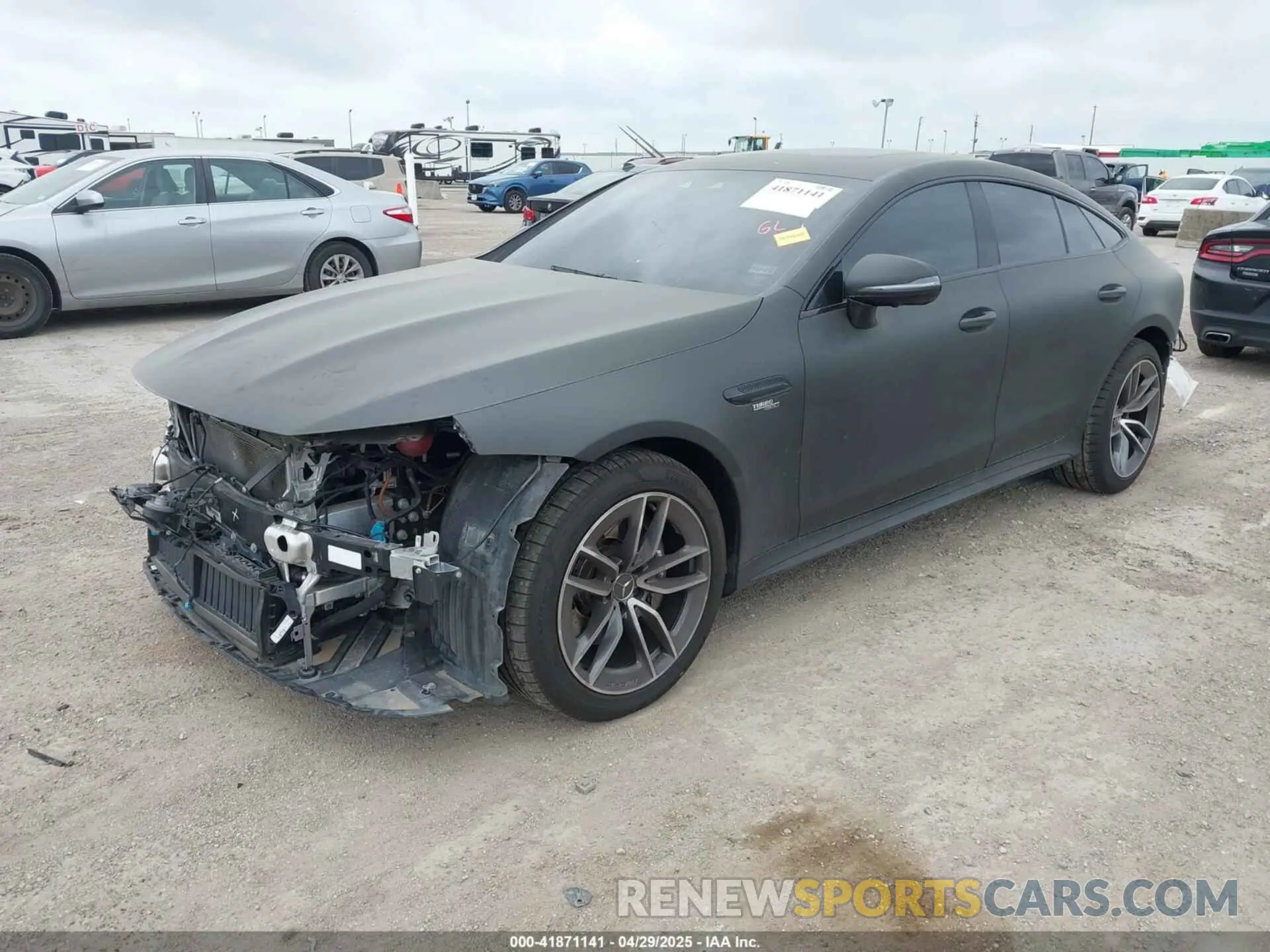2 Photograph of a damaged car W1K7X5KB4MA035250 MERCEDES-BENZ AMG GT 43 4-DOOR COUPE 2021