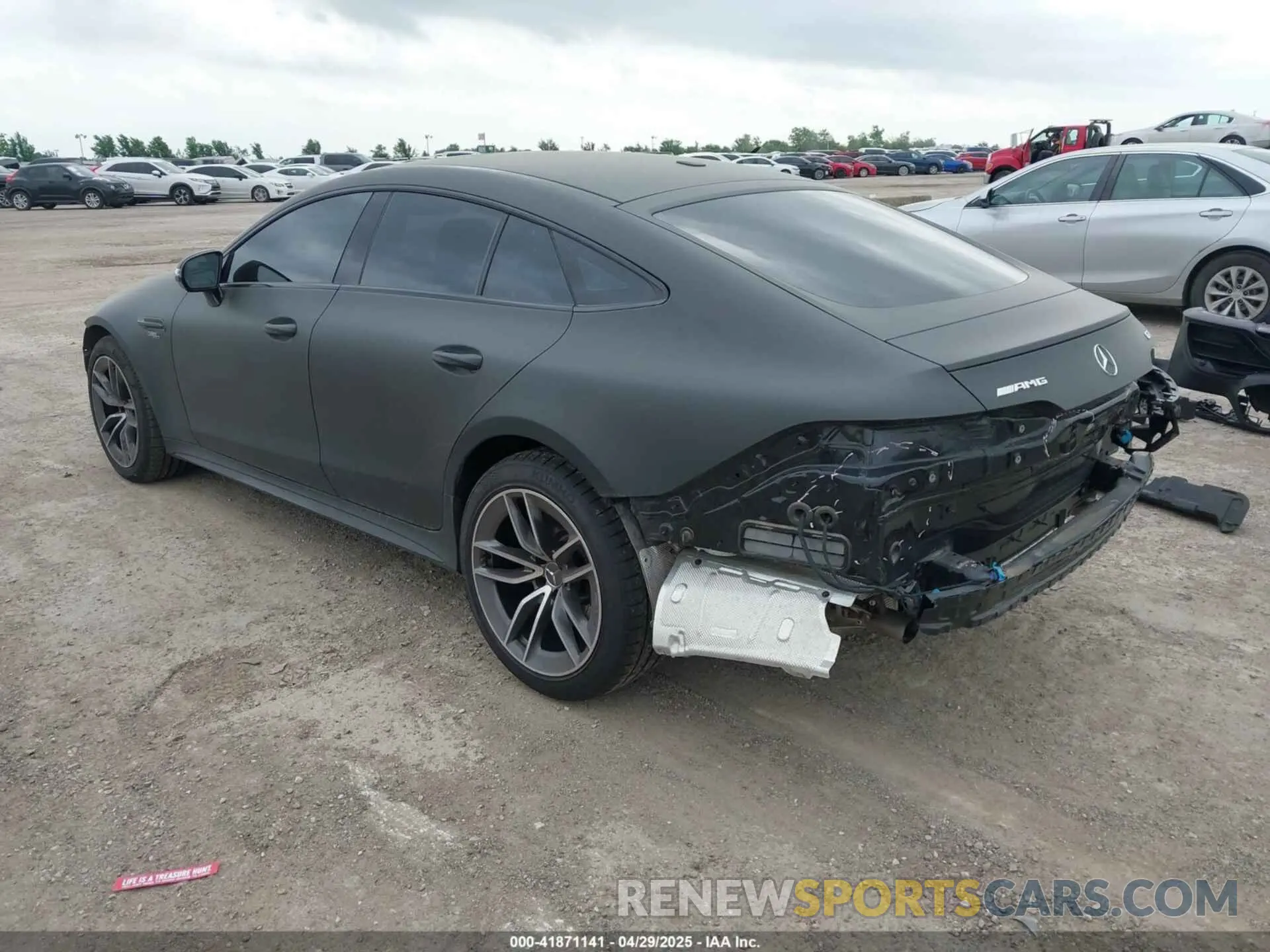 3 Photograph of a damaged car W1K7X5KB4MA035250 MERCEDES-BENZ AMG GT 43 4-DOOR COUPE 2021