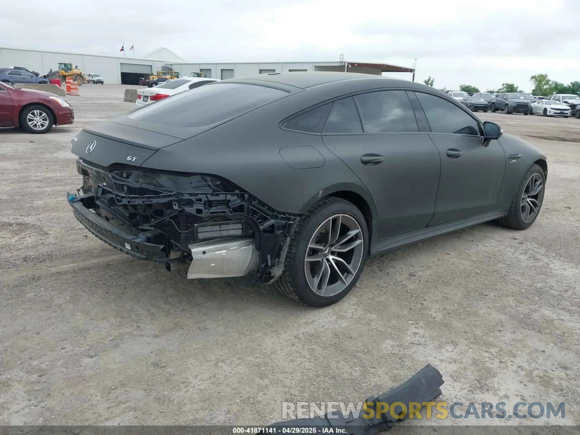 4 Photograph of a damaged car W1K7X5KB4MA035250 MERCEDES-BENZ AMG GT 43 4-DOOR COUPE 2021