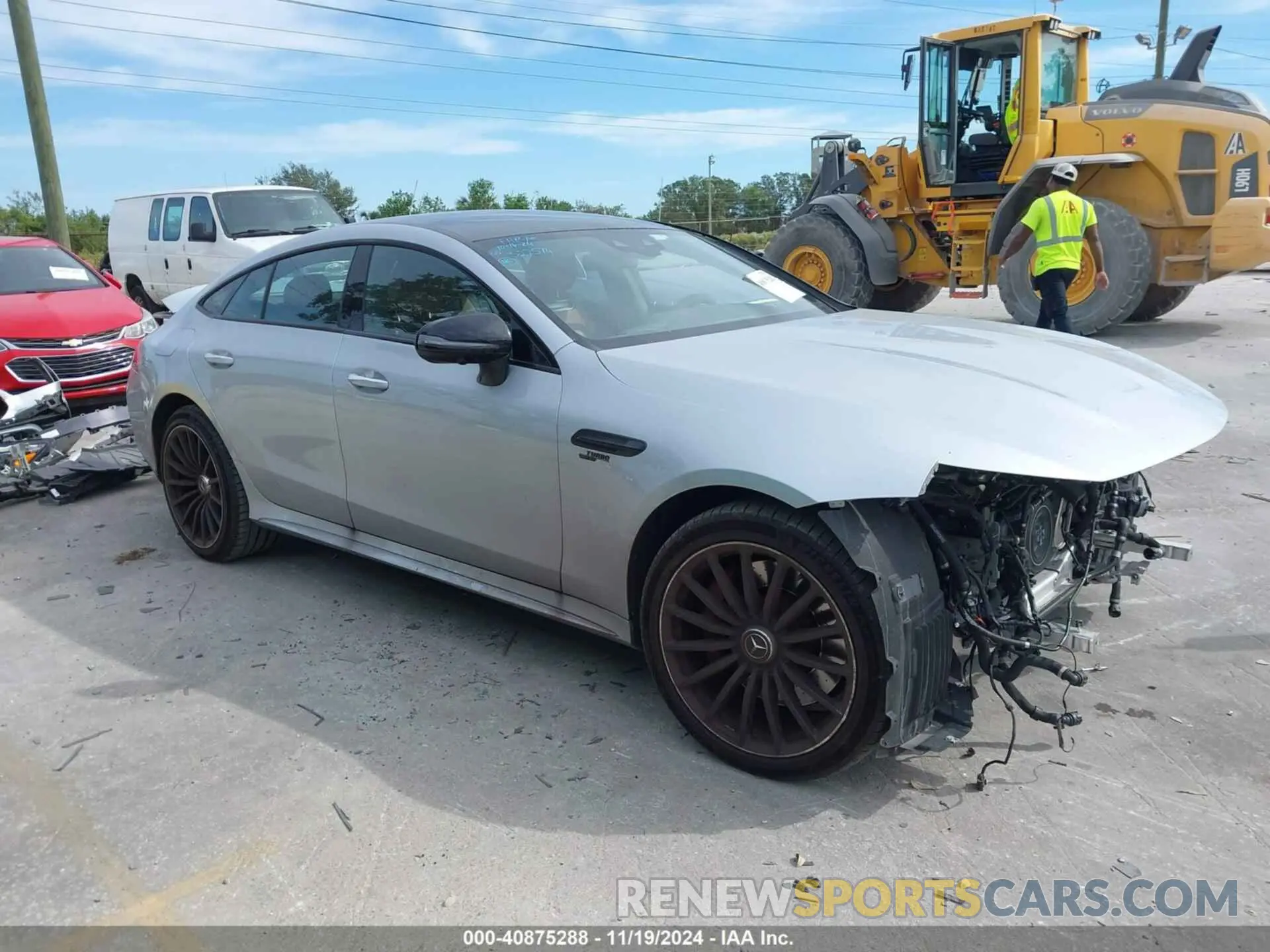 1 Photograph of a damaged car W1K7X5KB0NA049468 MERCEDES-BENZ AMG GT 43 4-DOOR COUPE 2022