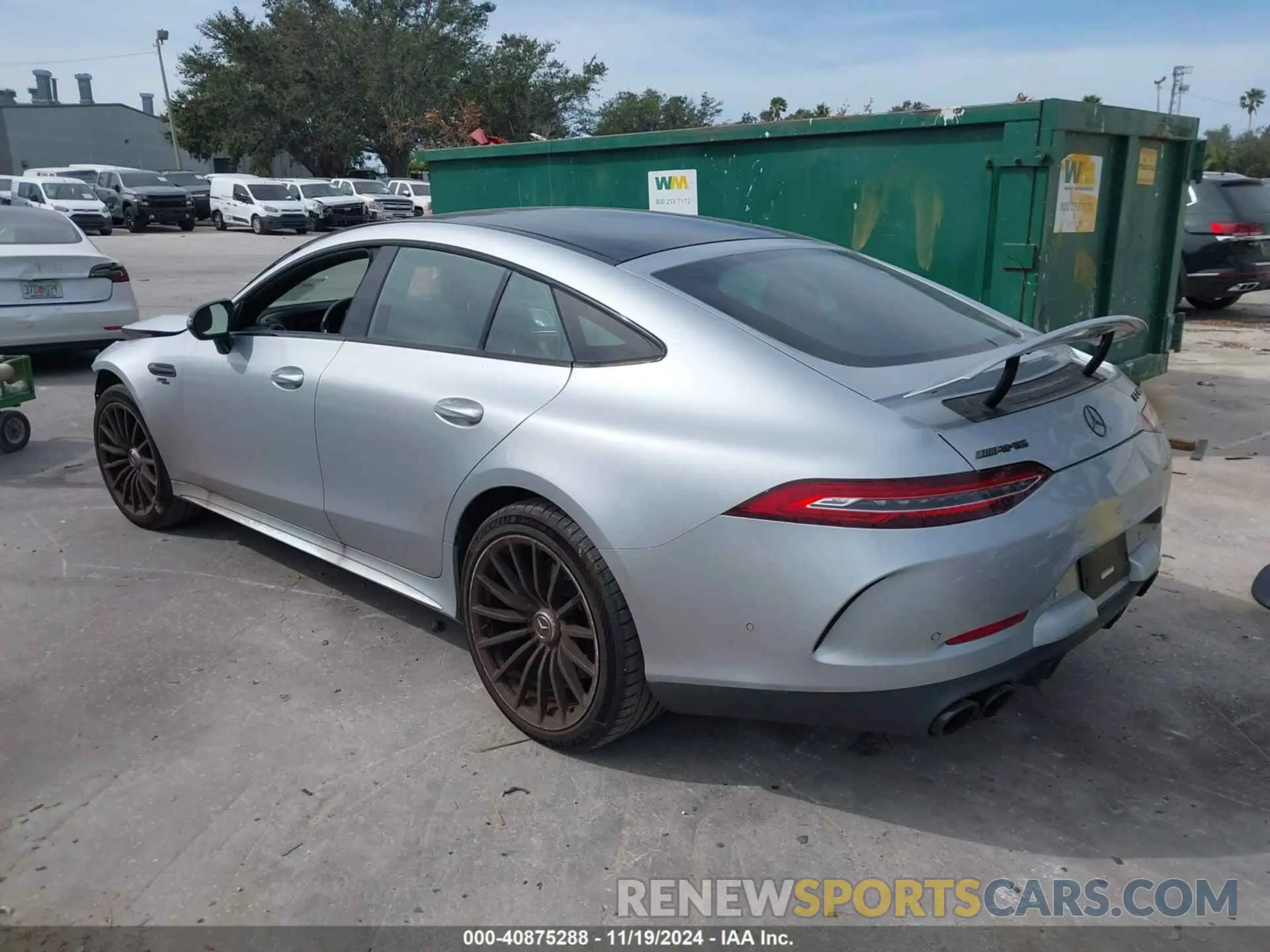 3 Photograph of a damaged car W1K7X5KB0NA049468 MERCEDES-BENZ AMG GT 43 4-DOOR COUPE 2022
