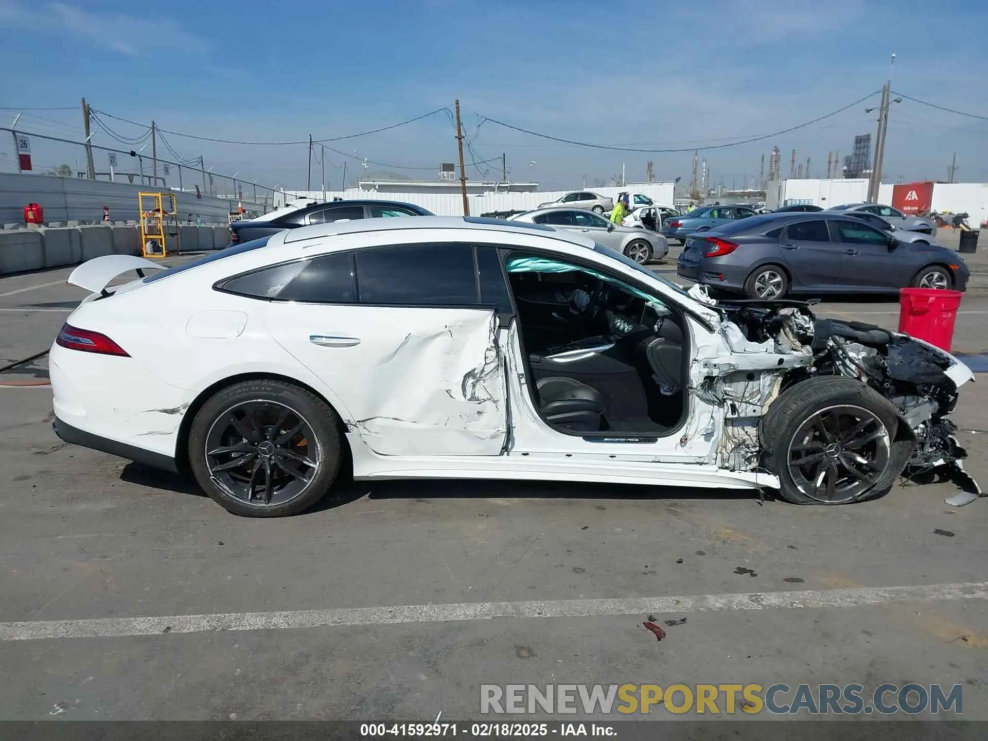 14 Photograph of a damaged car W1K7X5KB9NA052756 MERCEDES-BENZ AMG GT 43 4-DOOR COUPE 2022