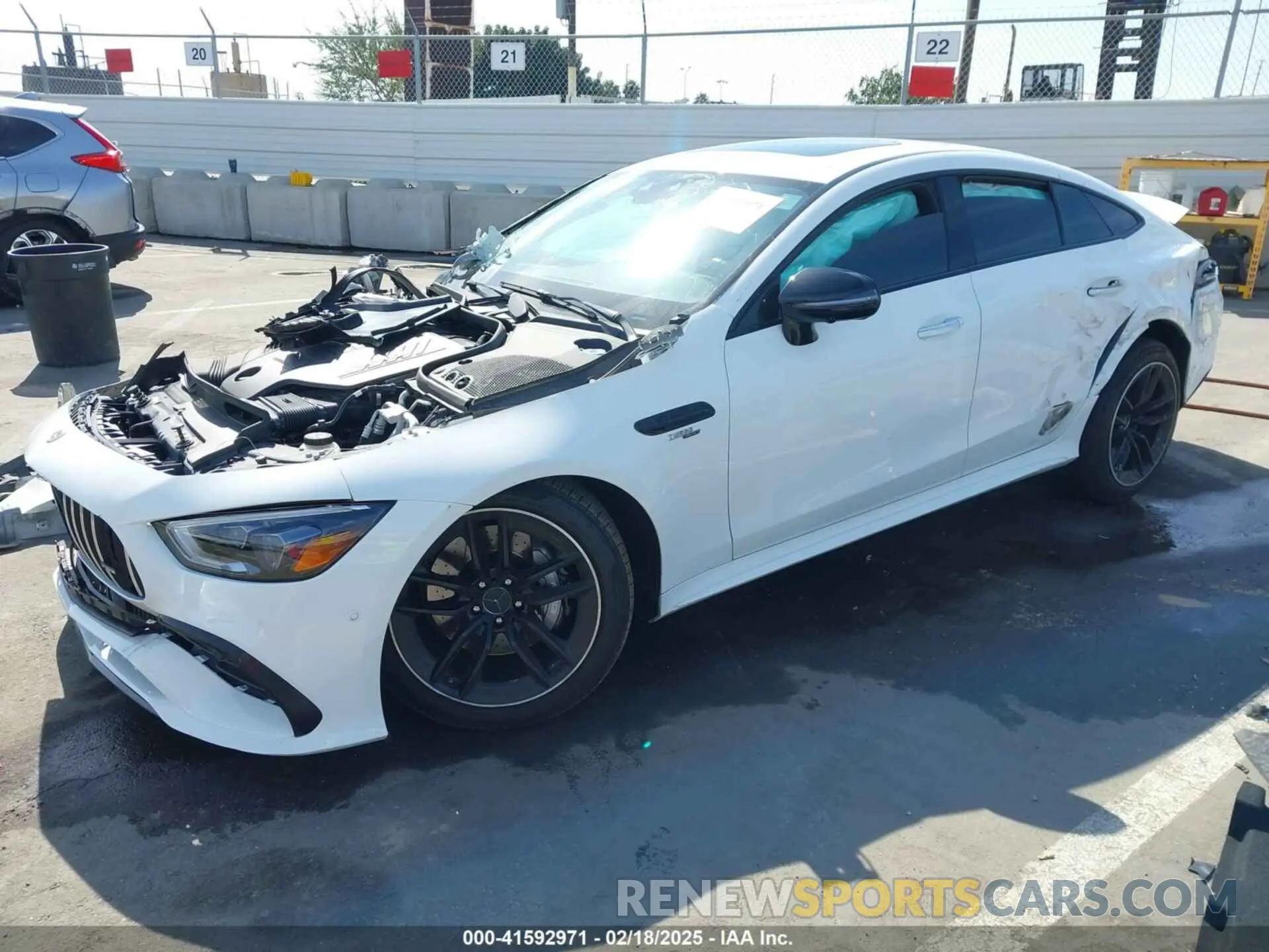 2 Photograph of a damaged car W1K7X5KB9NA052756 MERCEDES-BENZ AMG GT 43 4-DOOR COUPE 2022