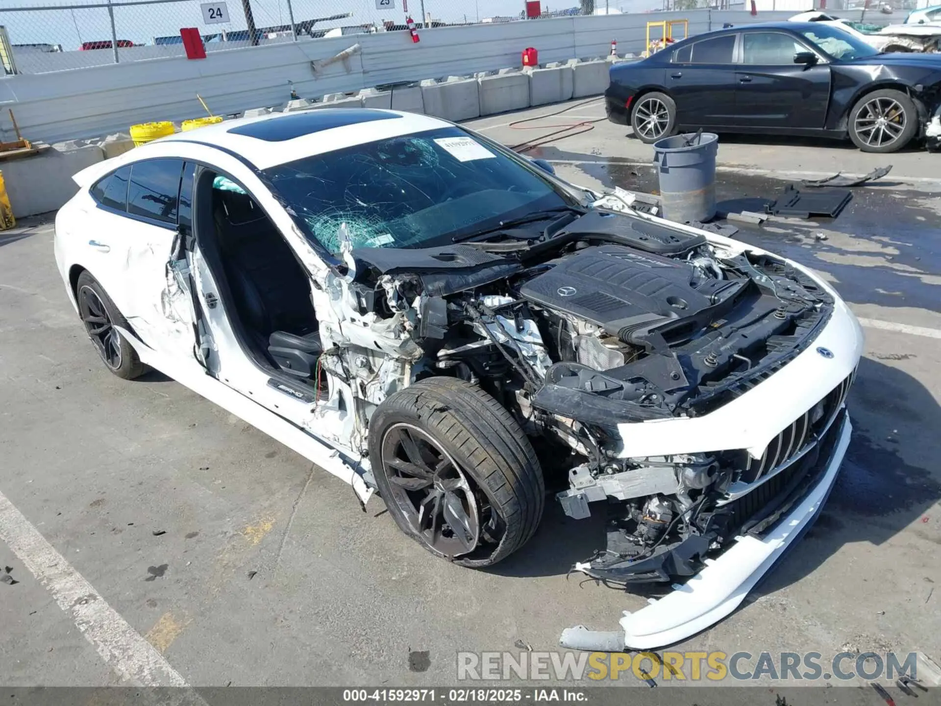 6 Photograph of a damaged car W1K7X5KB9NA052756 MERCEDES-BENZ AMG GT 43 4-DOOR COUPE 2022
