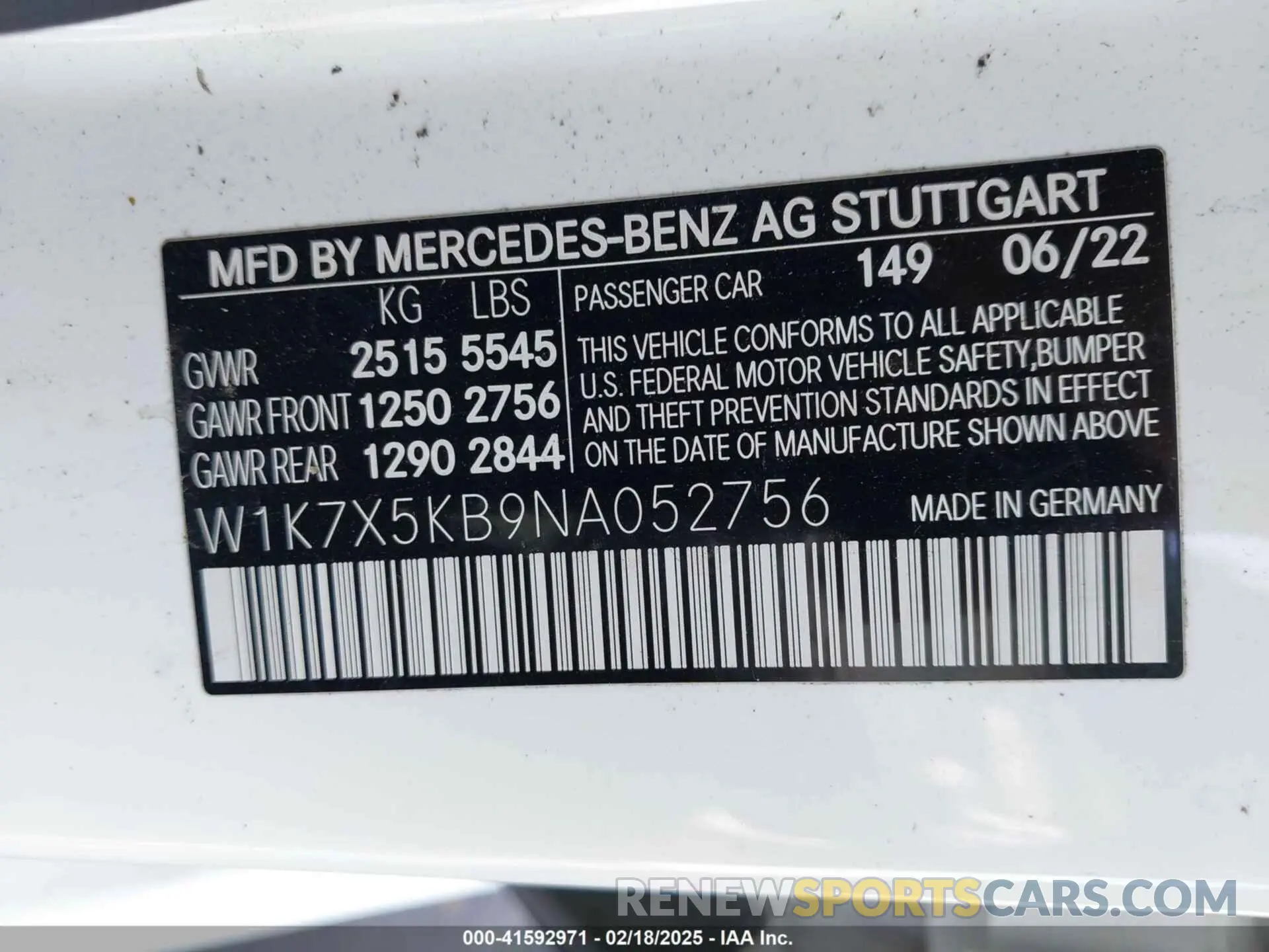 9 Photograph of a damaged car W1K7X5KB9NA052756 MERCEDES-BENZ AMG GT 43 4-DOOR COUPE 2022