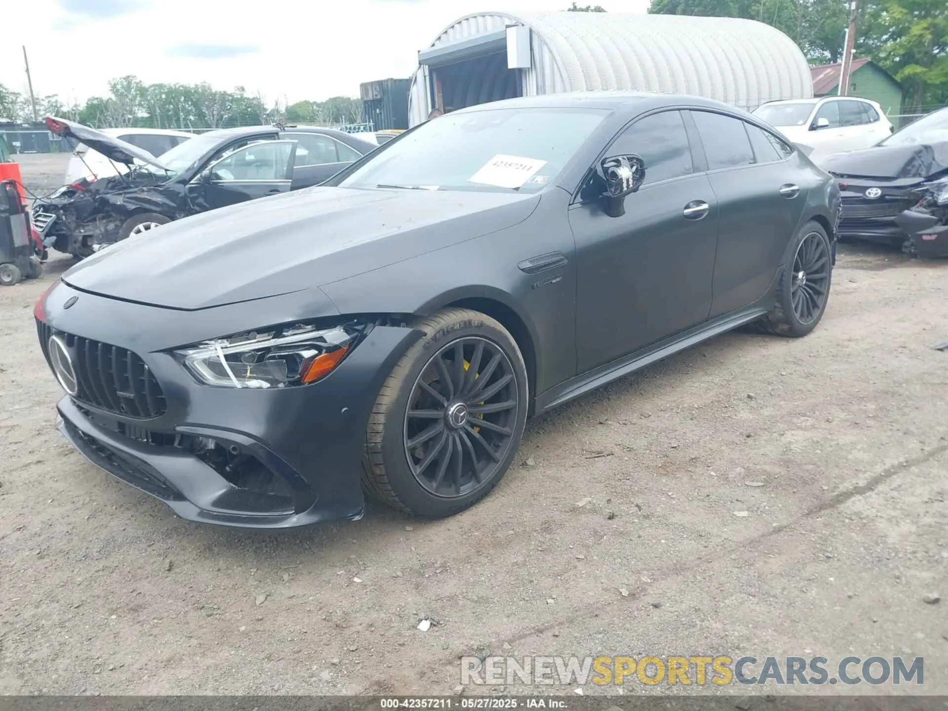 2 Photograph of a damaged car WDD7X6BB9LA013832 MERCEDES-BENZ AMG GT 53 4-DOOR COUPE 2020