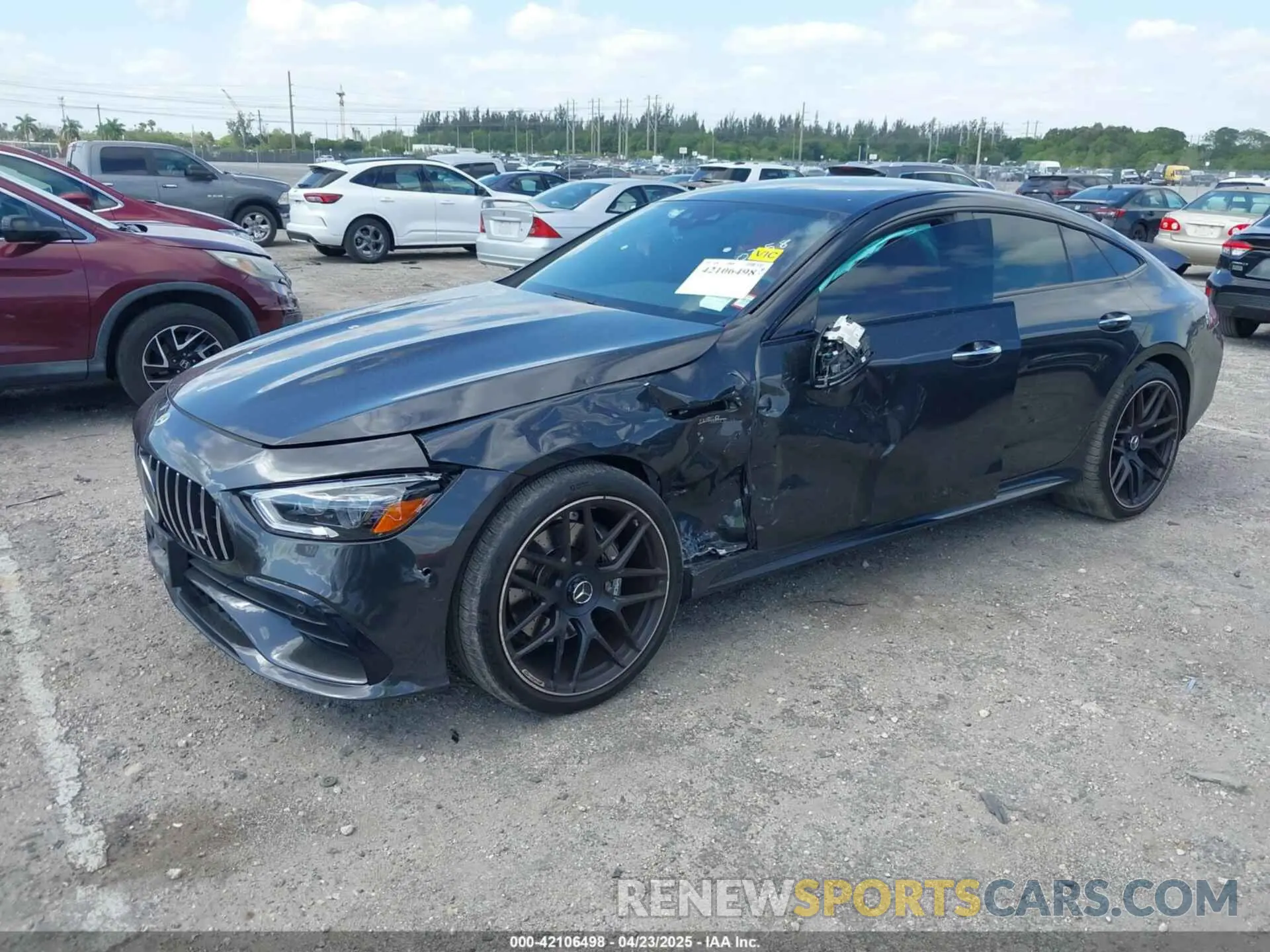 2 Photograph of a damaged car W1K7X6BB3PA060358 MERCEDES-BENZ AMG GT 53 4-DOOR COUPE 2023