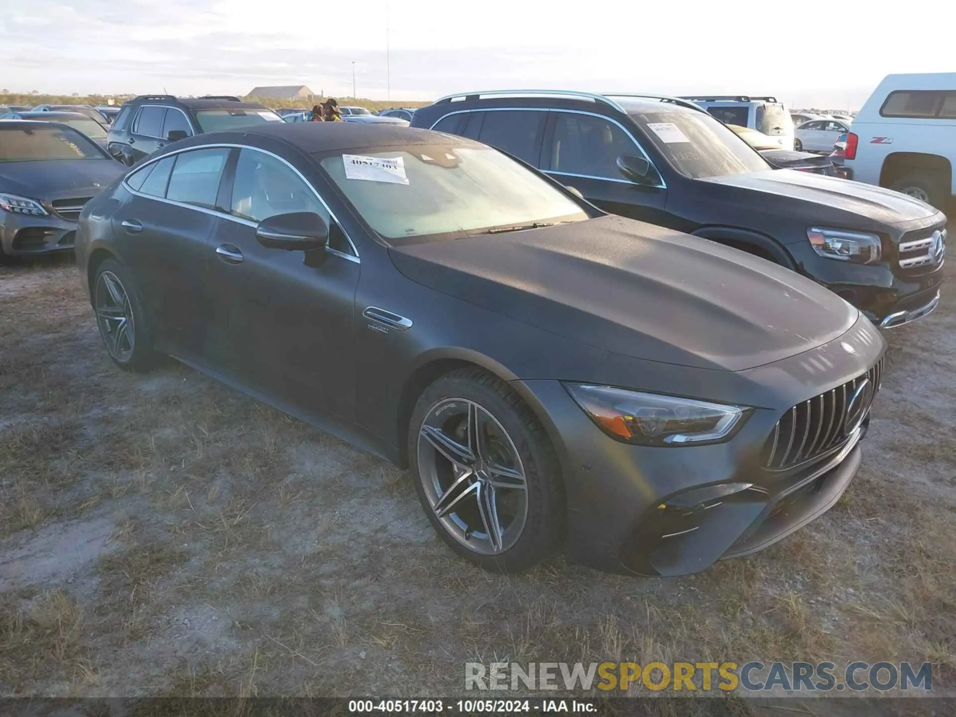 1 Photograph of a damaged car W1K7X6BB9RV000127 MERCEDES-BENZ AMG GT 53 4-DOOR COUPE 2024