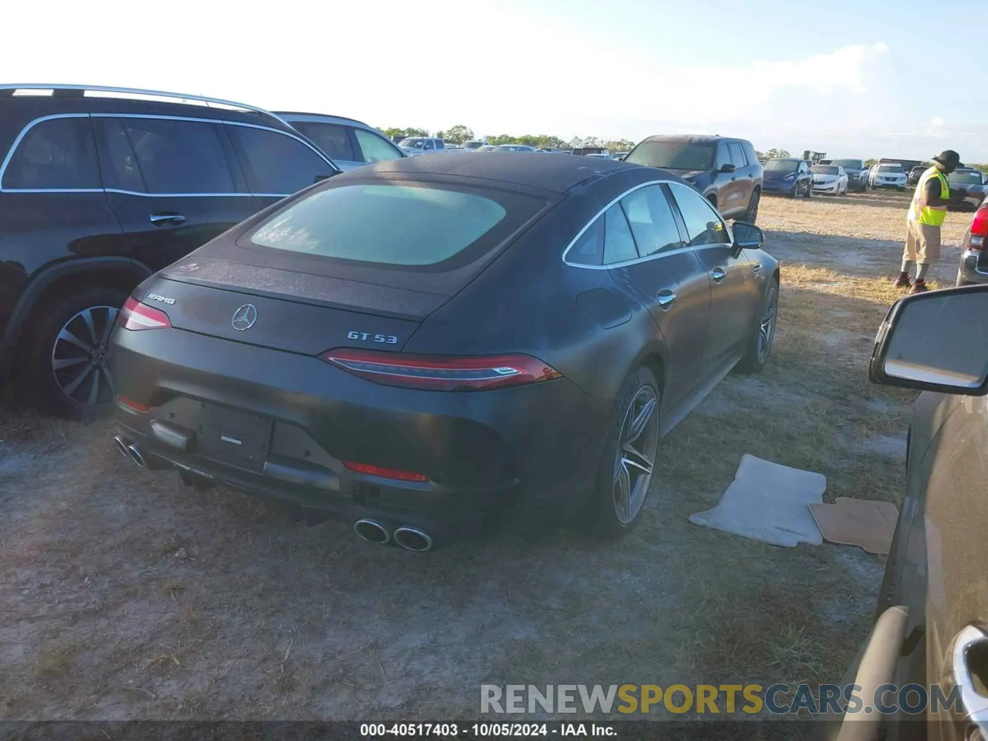 4 Photograph of a damaged car W1K7X6BB9RV000127 MERCEDES-BENZ AMG GT 53 4-DOOR COUPE 2024