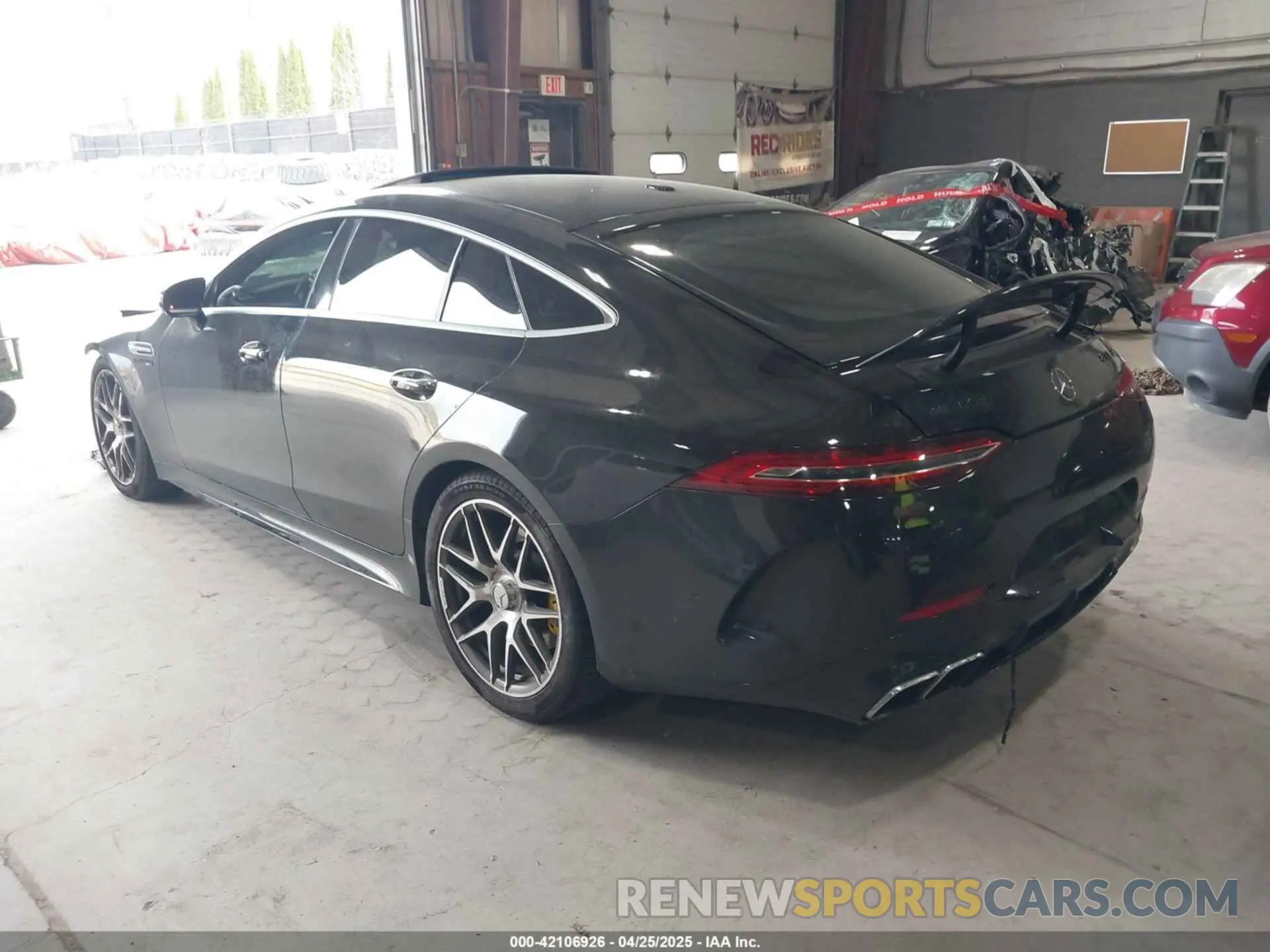 3 Photograph of a damaged car WDD7X8JB0KA001581 MERCEDES-BENZ AMG GT 63 4-DOOR COUPE 2019