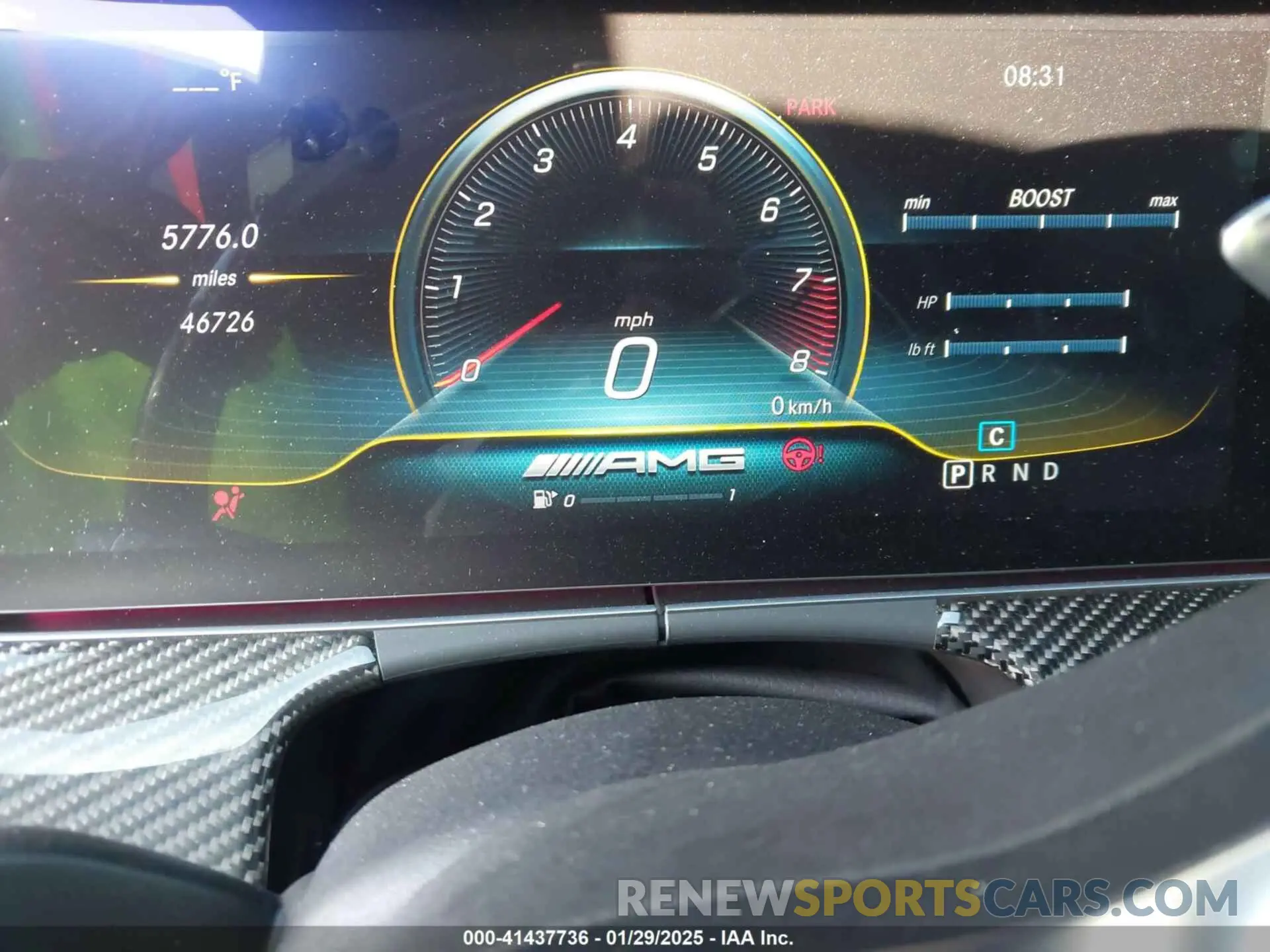 7 Photograph of a damaged car WDD7X8JB2KA001338 MERCEDES-BENZ AMG GT 63 4-DOOR COUPE 2019