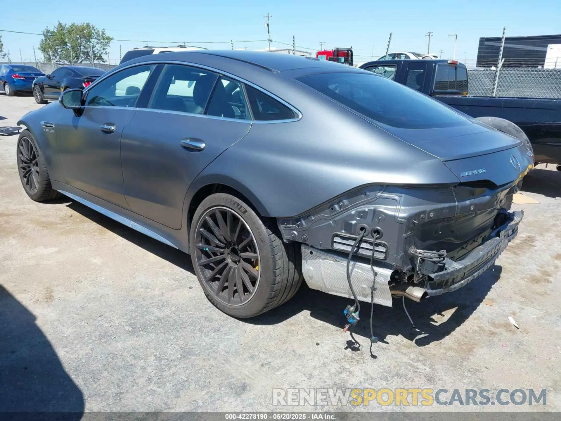 3 Photograph of a damaged car W1K7X8KB0LA015870 MERCEDES-BENZ AMG GT 63 4-DOOR COUPE 2020
