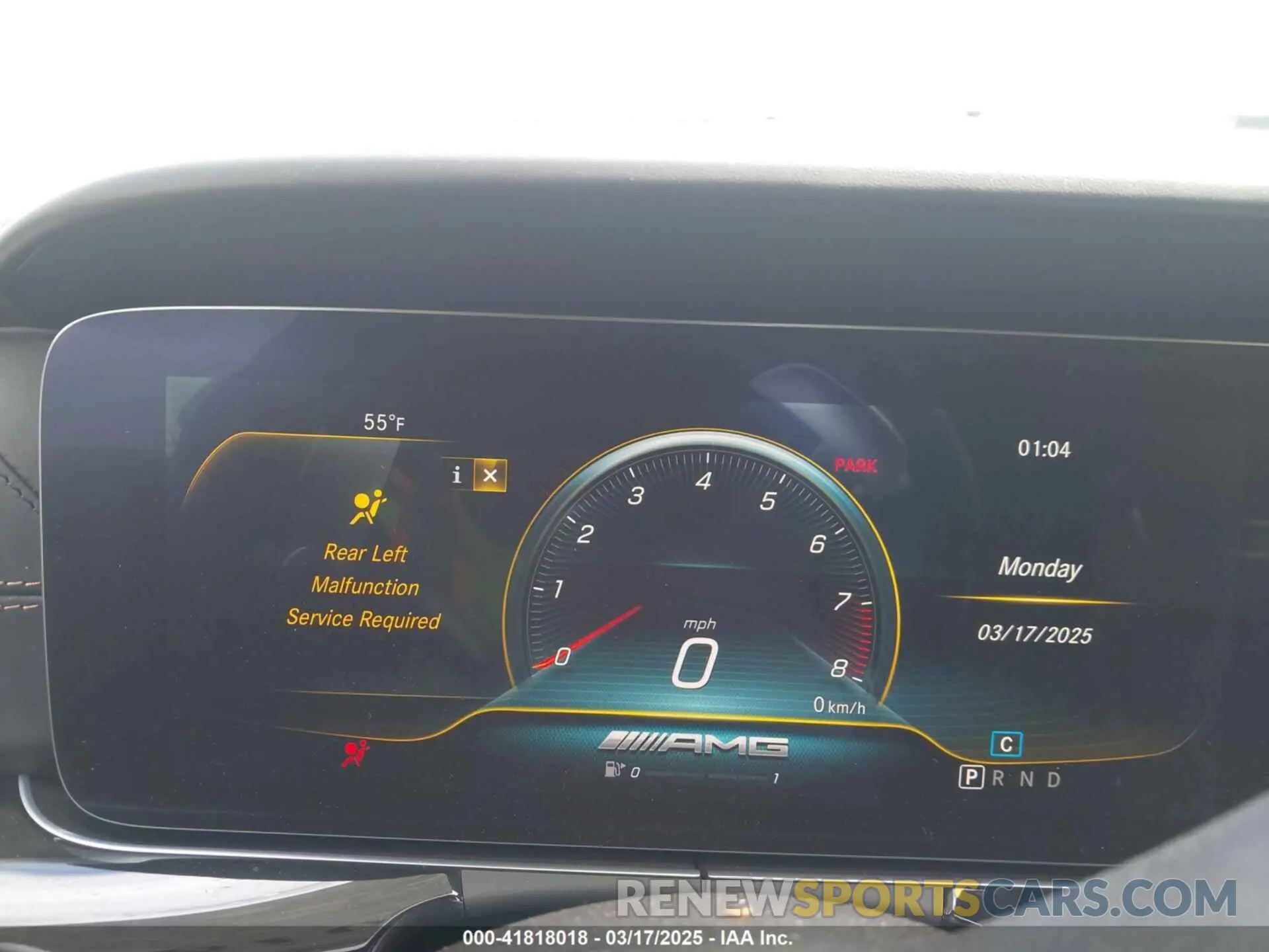 7 Photograph of a damaged car WDD7X8JB0LA013294 MERCEDES-BENZ AMG GT 63 4-DOOR COUPE 2020