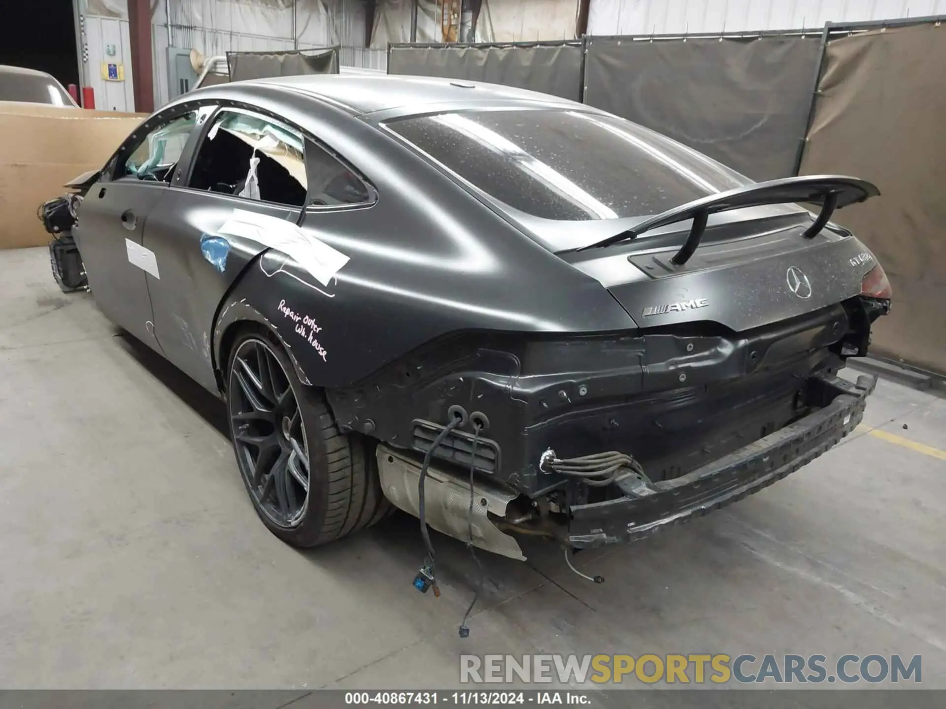 3 Photograph of a damaged car W1K7X8KB3MA037573 MERCEDES-BENZ AMG GT 63 4-DOOR COUPE 2021