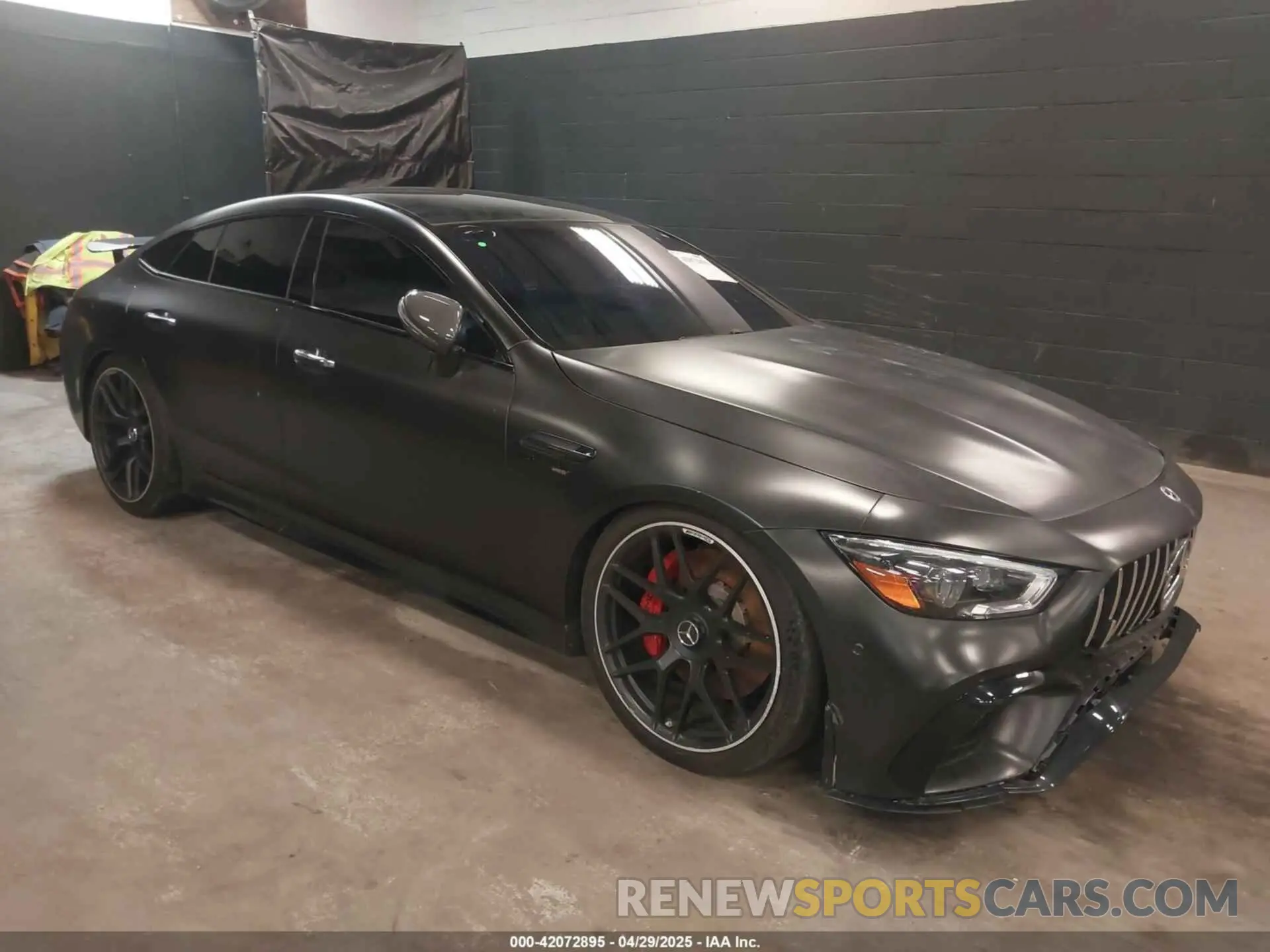 1 Photograph of a damaged car W1K7X8KB8MA036533 MERCEDES-BENZ AMG GT 63 4-DOOR COUPE 2021