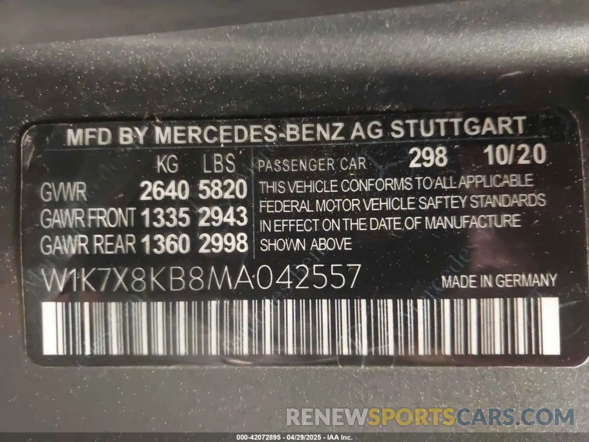 9 Photograph of a damaged car W1K7X8KB8MA036533 MERCEDES-BENZ AMG GT 63 4-DOOR COUPE 2021