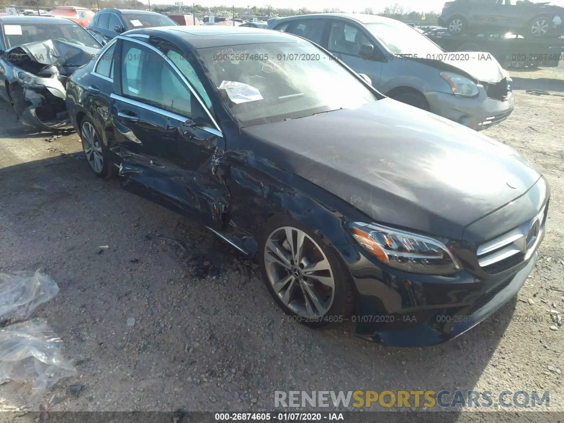 1 Photograph of a damaged car 55SWF8DB3KU316613 MERCEDES-BENZ C 2019